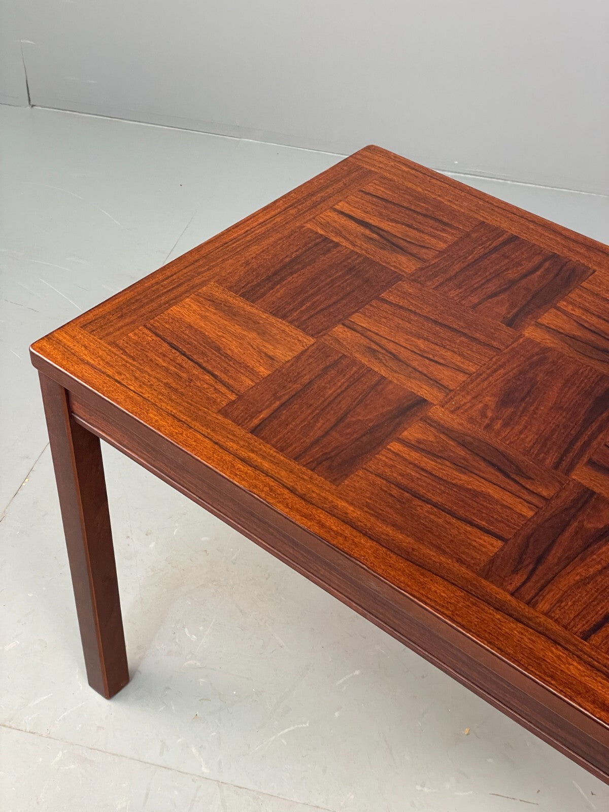 Vintage Scandi Coffee Table By Heggen Chequerboard Pattern EB9118 MWOO - UKDK FURNITURE