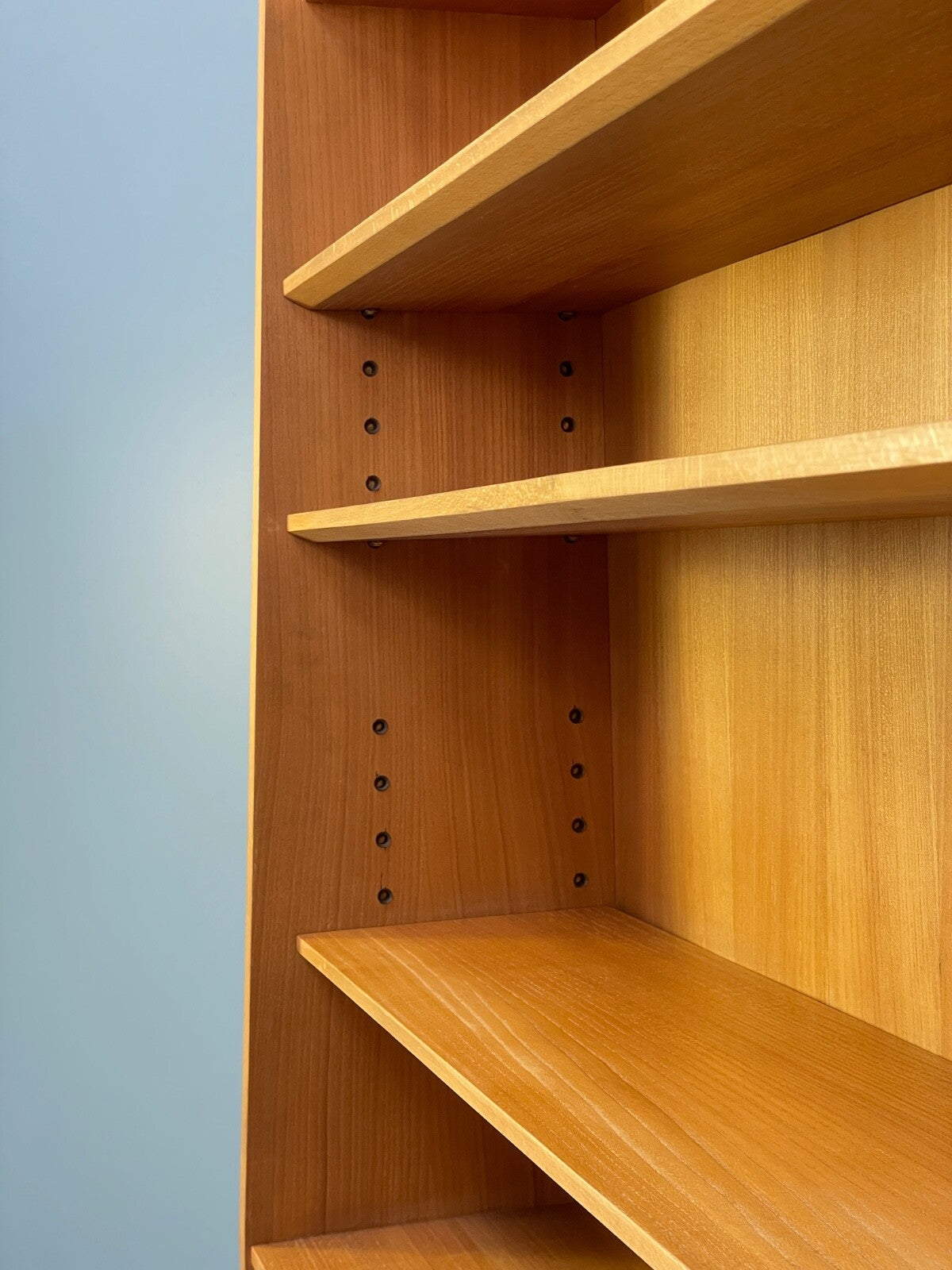 Vintage Cherry Wall Unit Bookcase By Minty Mid Century 1960s EB9722 MWOO - UKDK FURNITURE