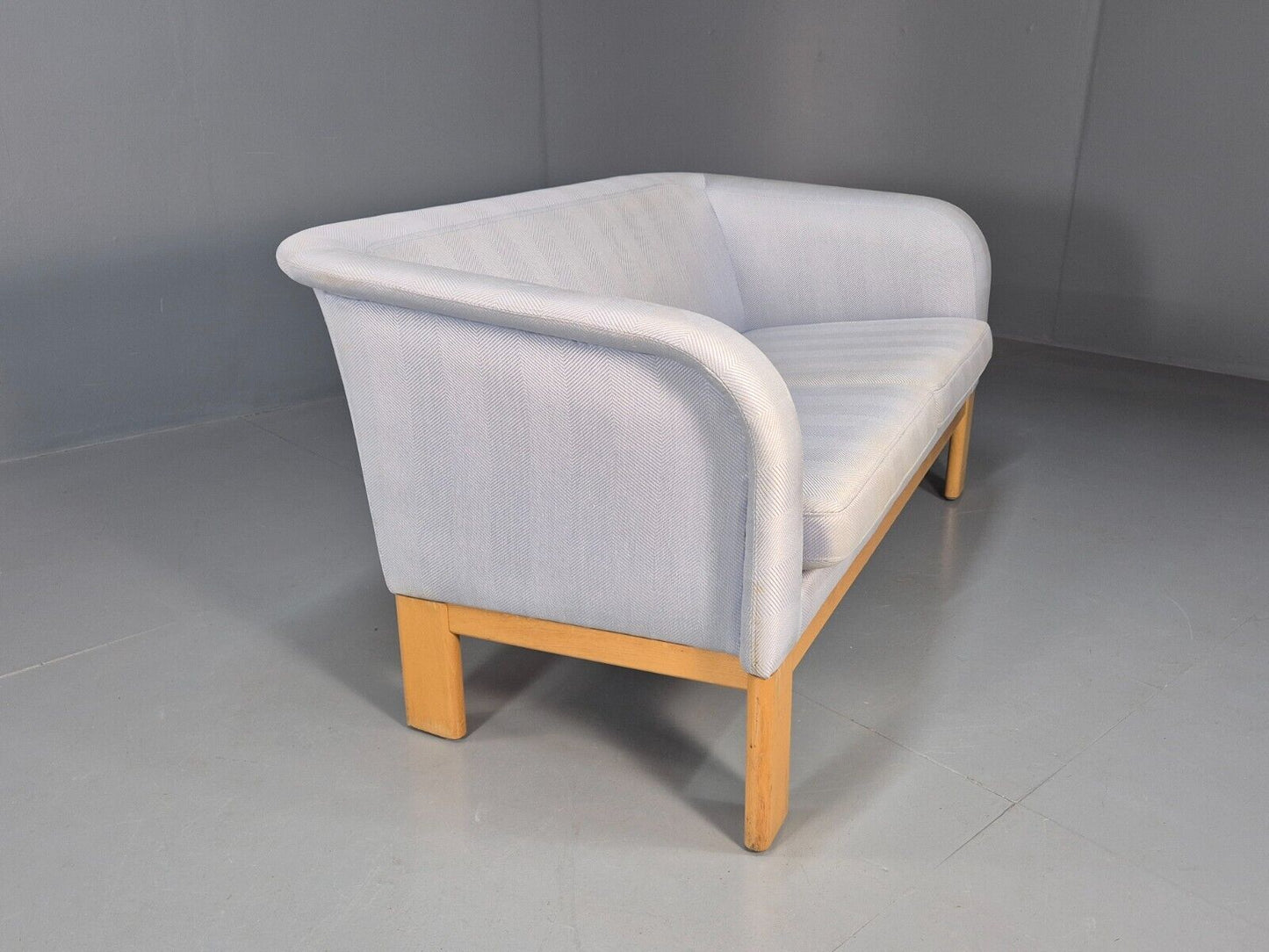 Vintage Swedish 2 Seat Sofa Blue Wool MId century Retro 1970s EB7669 M2SS - UKDK FURNITURE