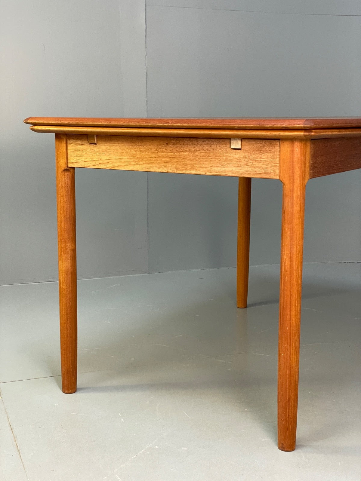 Vintage Teak Extending Dining Table Danish Design 1970s EB10001 MWOO - UKDK FURNITURE