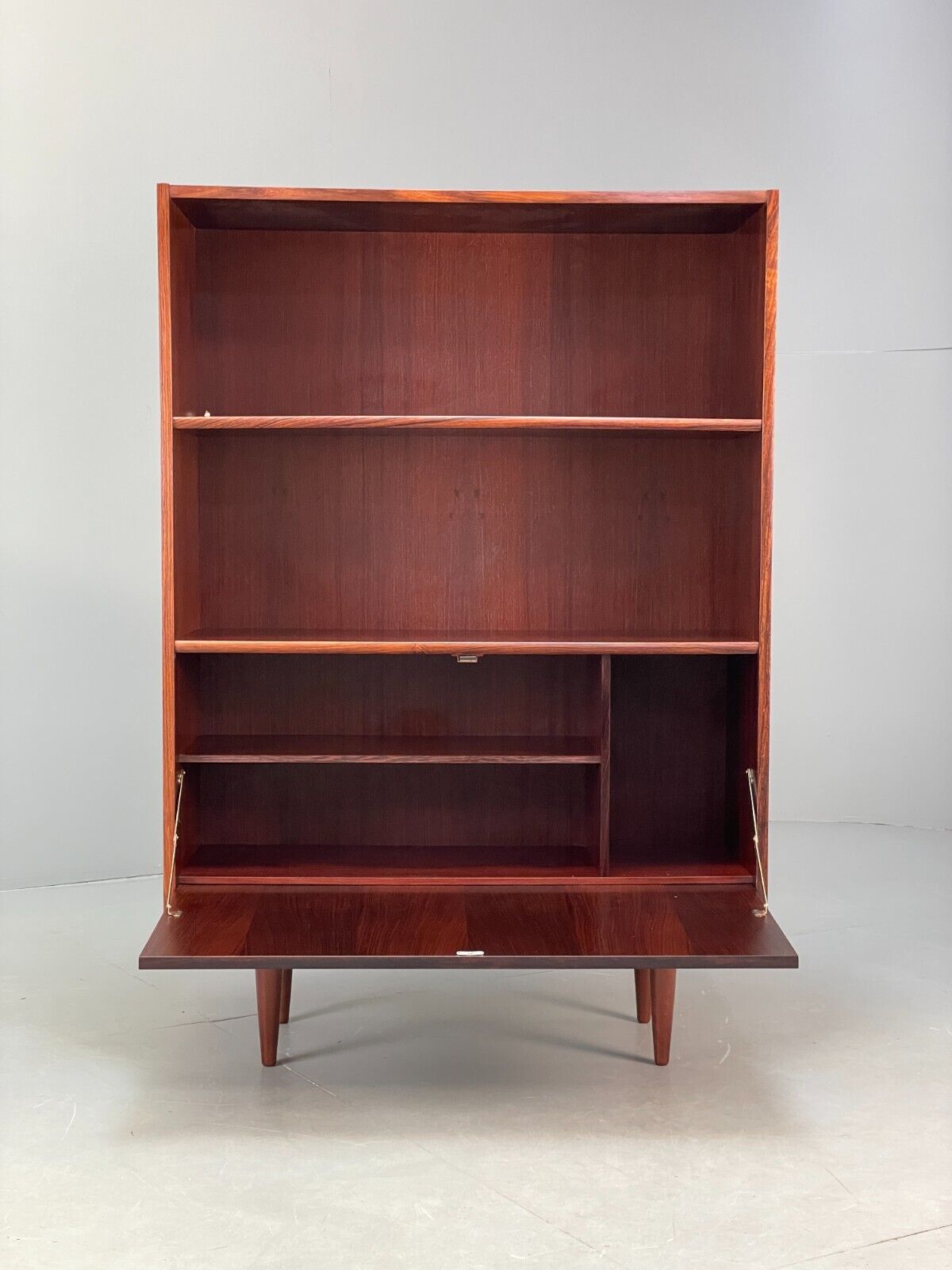 Vintage Danish Bookcase Drinks Cabinet Drop Door Torben B Nielsen EB8727 MWOO - UKDK FURNITURE
