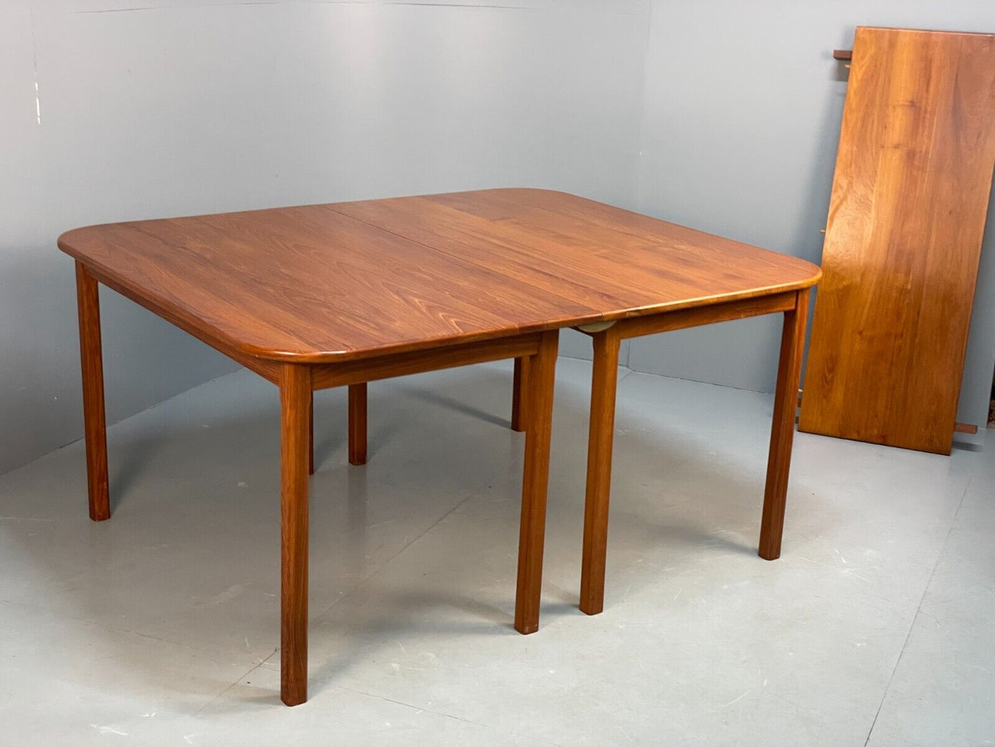 Vintage Solid Teak Extending Modular Rectabgular Dining Table Unique EB8848 MWOO - UKDK FURNITURE