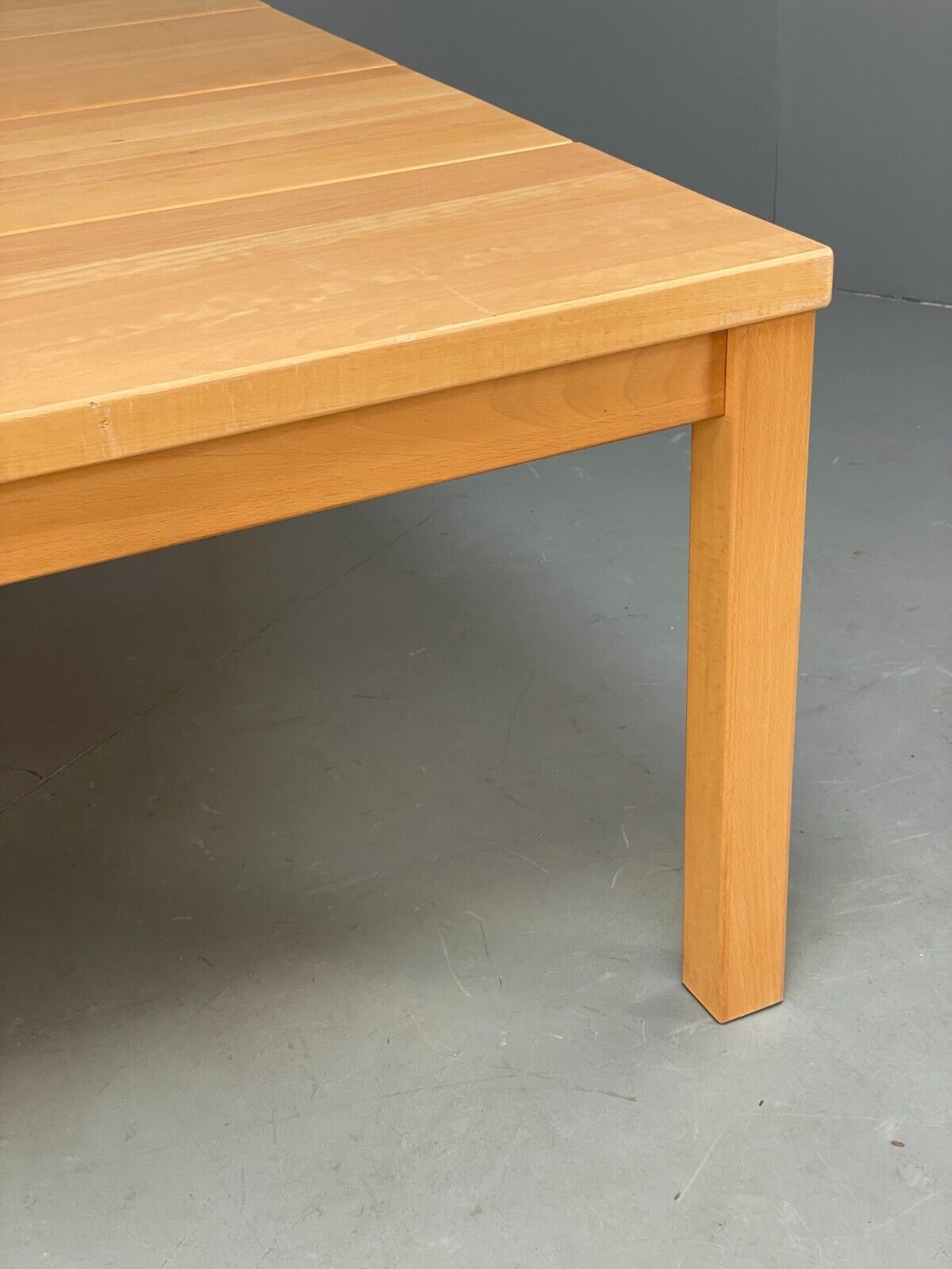 Vintage Danish Coffee Table By Rubby Solid Beech Extension EB8825 MWOO - UKDK FURNITURE