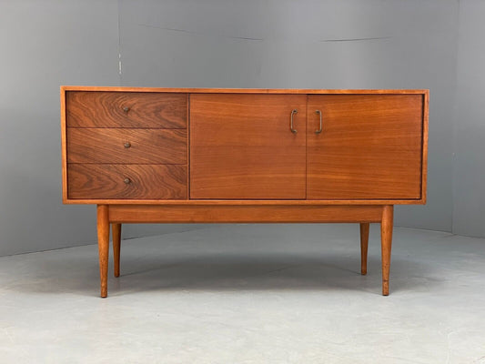 Vintage Uniflex Teak Sideboard Walnut Drawers Retro 1960s Storage EB9416 MWOO - UKDK FURNITURE