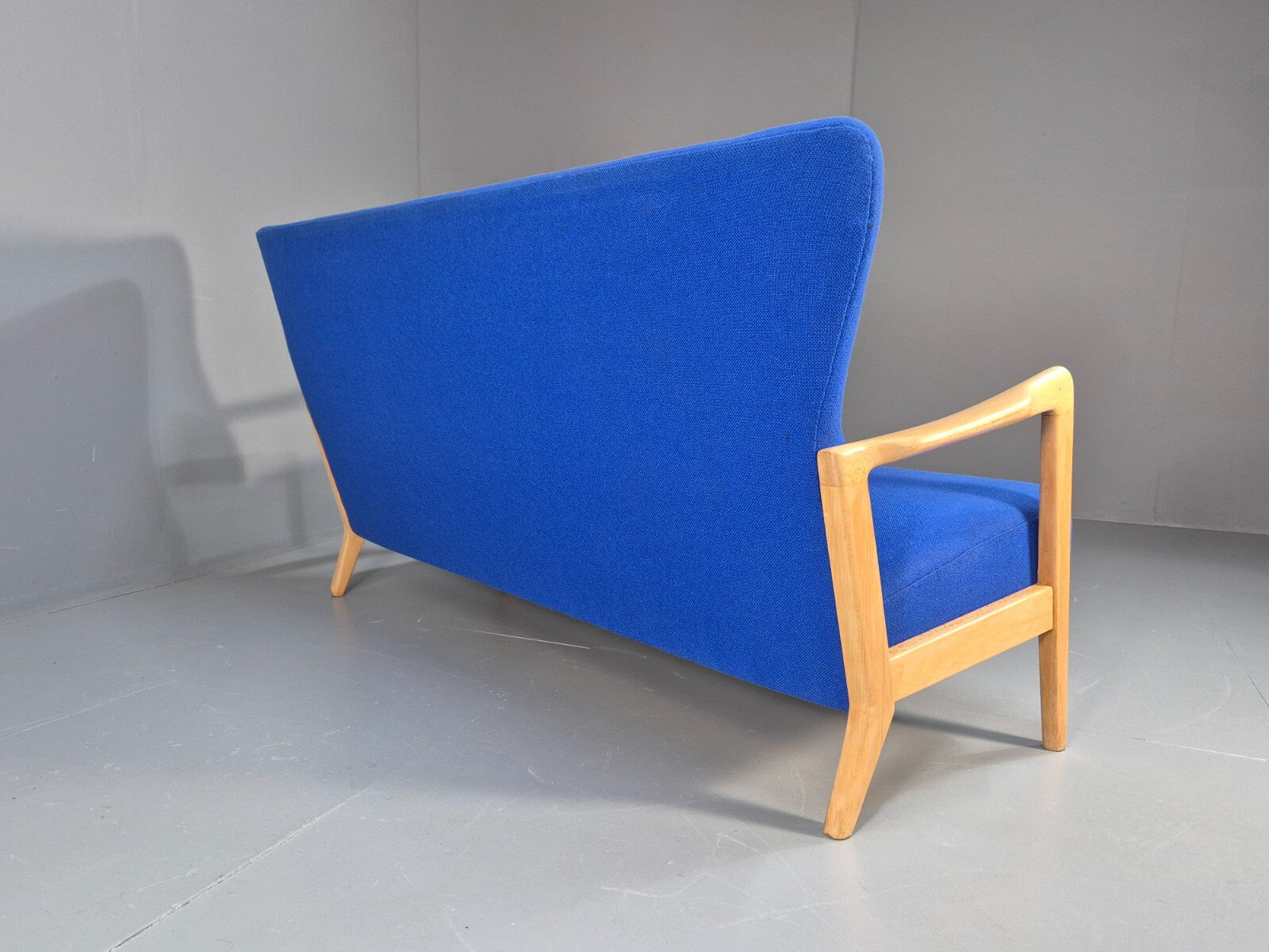 Vintage Fritz Hansen 2 Seat Sofa Soren Hansen Design 1940s MCM EB9016 M2SS - UKDK FURNITURE