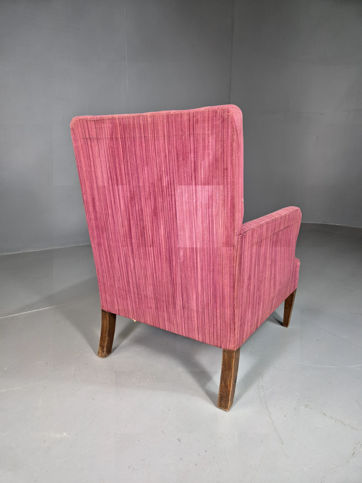 Vintage Lounge Chair lilac Pink Wool 1930s Retro EB7379 VCLO - UKDK FURNITURE