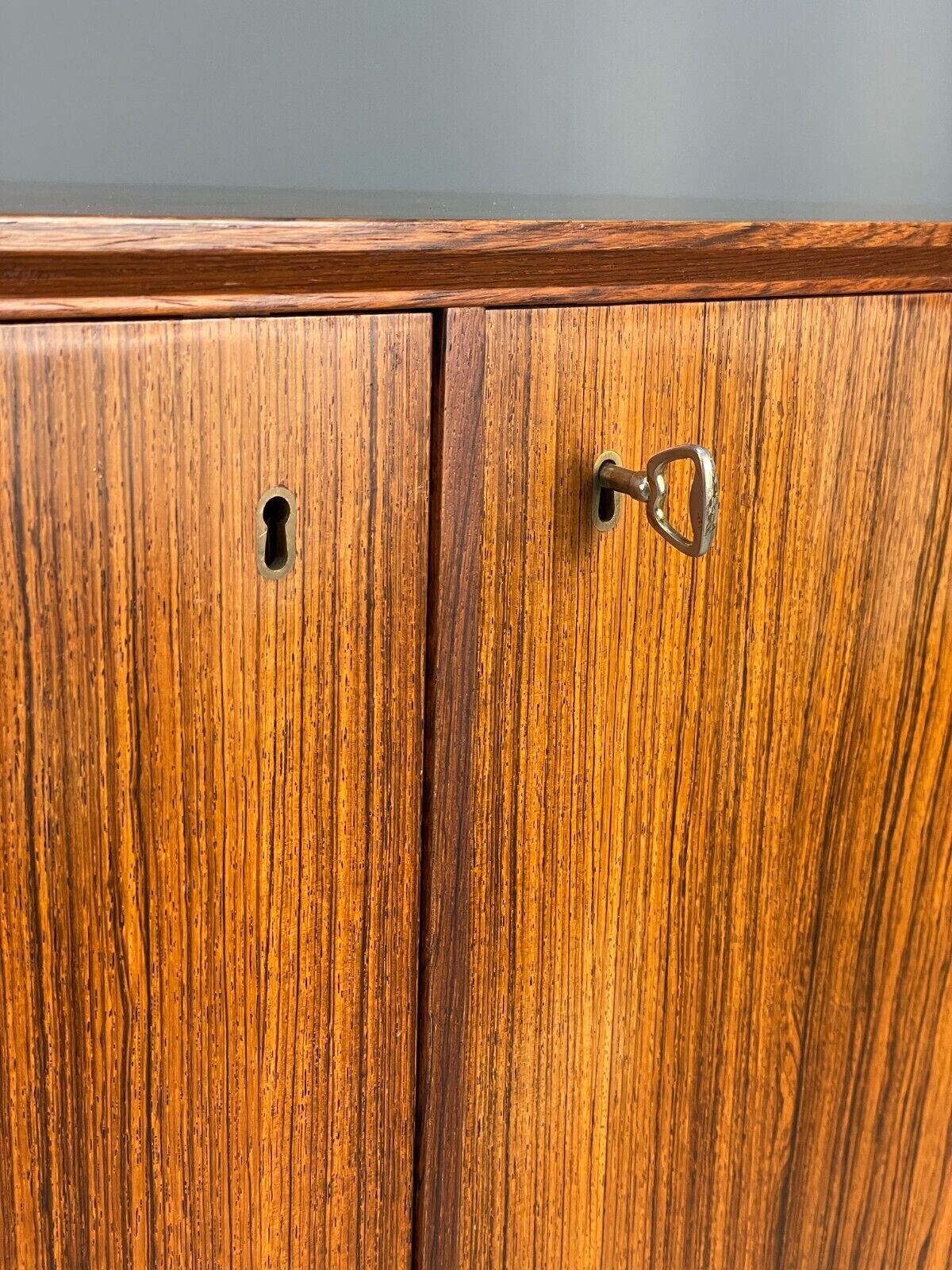 Midcentury Vintage Danish Storage Cabinet Lockable 1960s EB8664 MWOO - UKDK FURNITURE