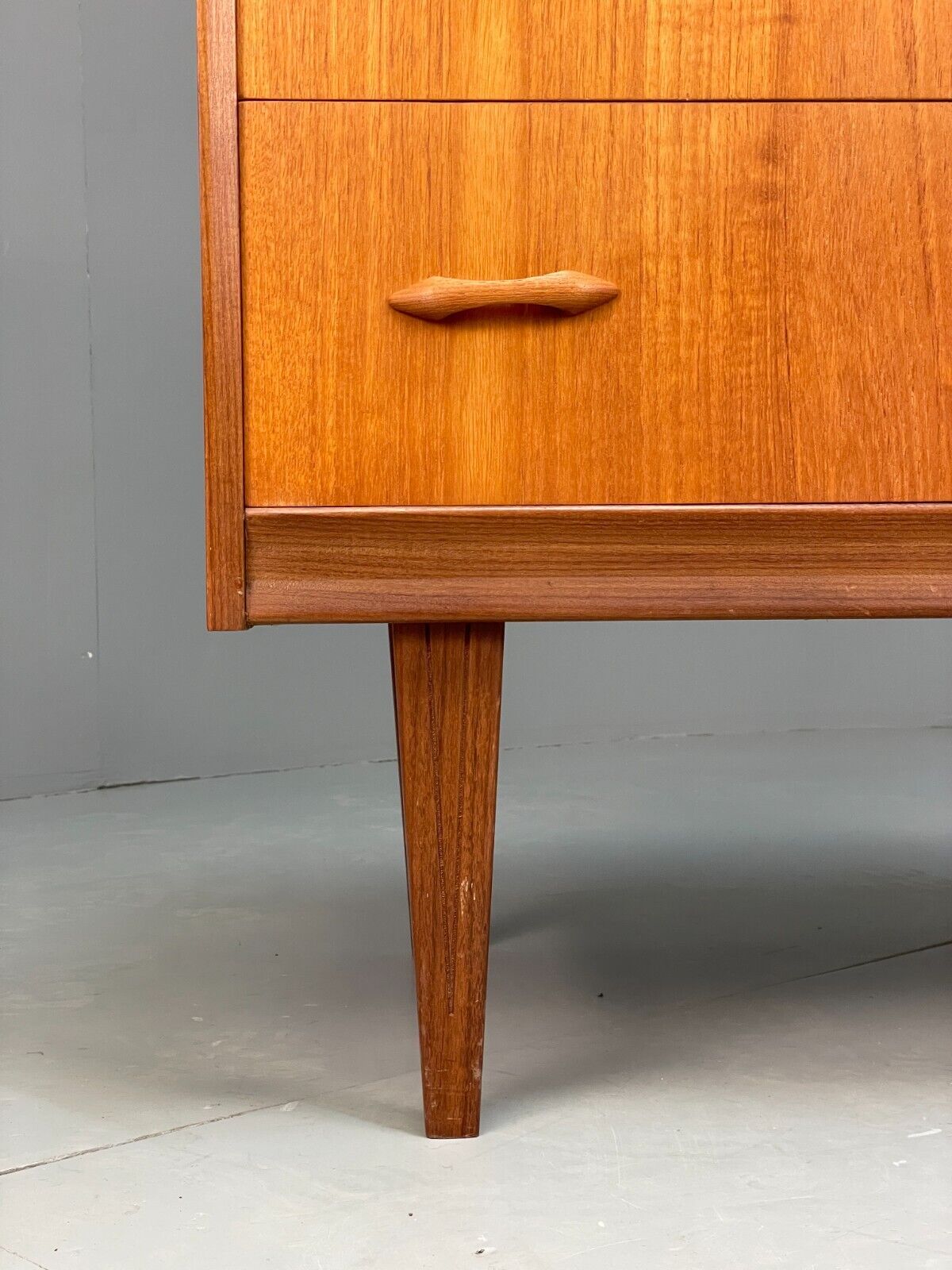 Vintage Teak Chest Of Drawers Compact Mid Century Design Storage EB9414 MWOO - UKDK FURNITURE