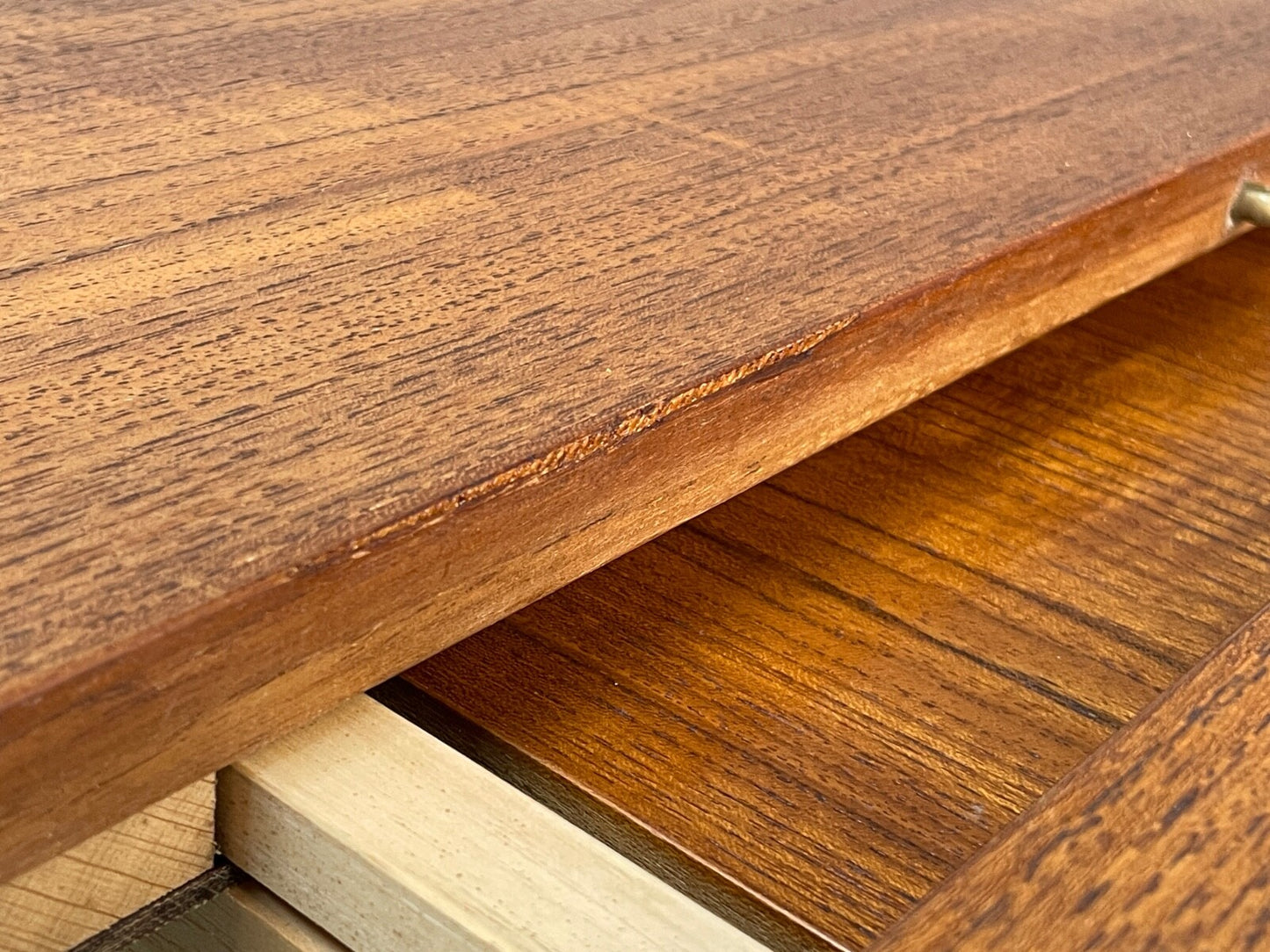 Vintage Teak Extending Dining Table With Removable Beech Legs EB9502 MWOO - UKDK FURNITURE