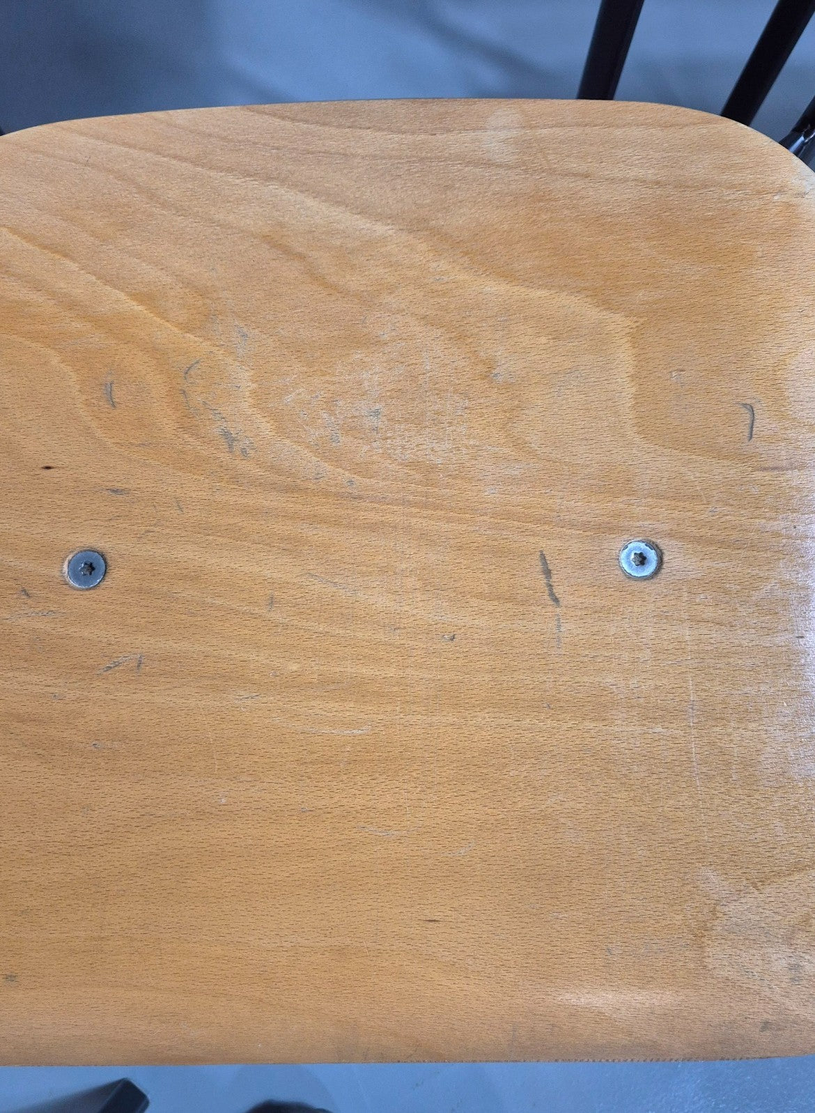 8 Stacking Chairs Danish Plywood and Metal Vintage Retro EB7277 MSTA15