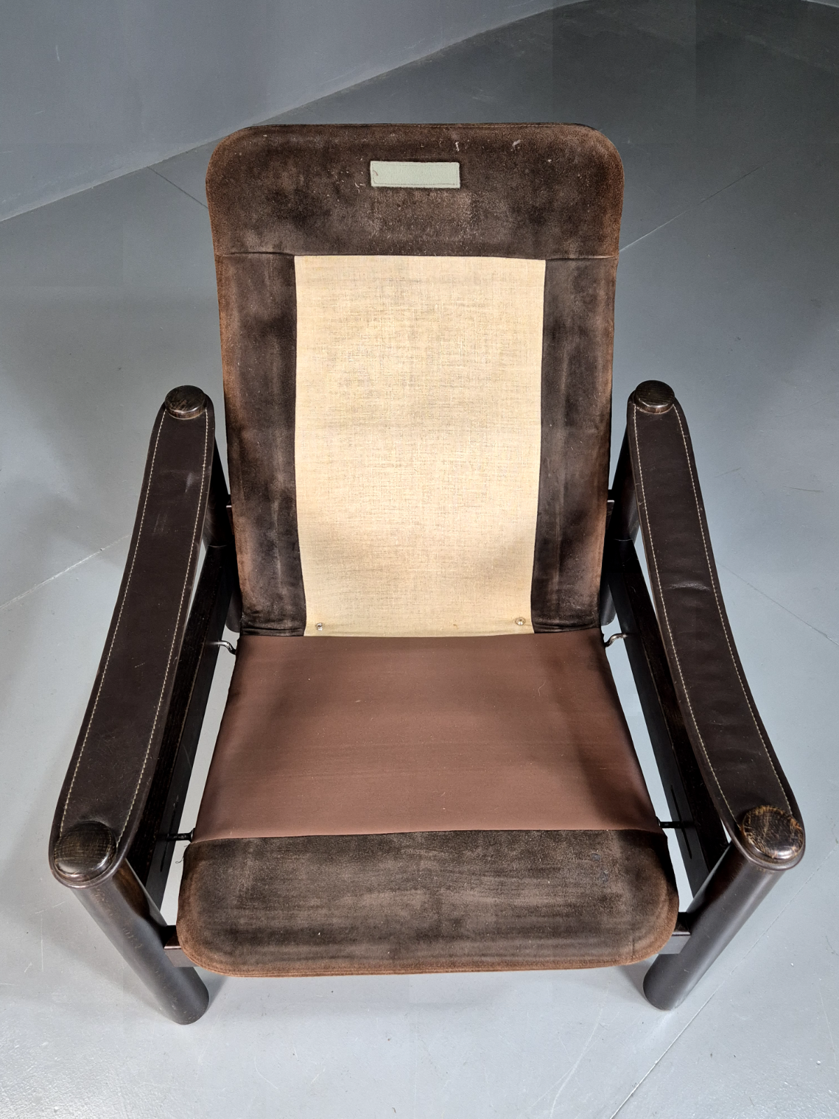 Vintage Danish Lounge Chair Brown Leather Ebbe Gehl Design Retro MCM EB7215 MNOR - UKDK FURNITURE