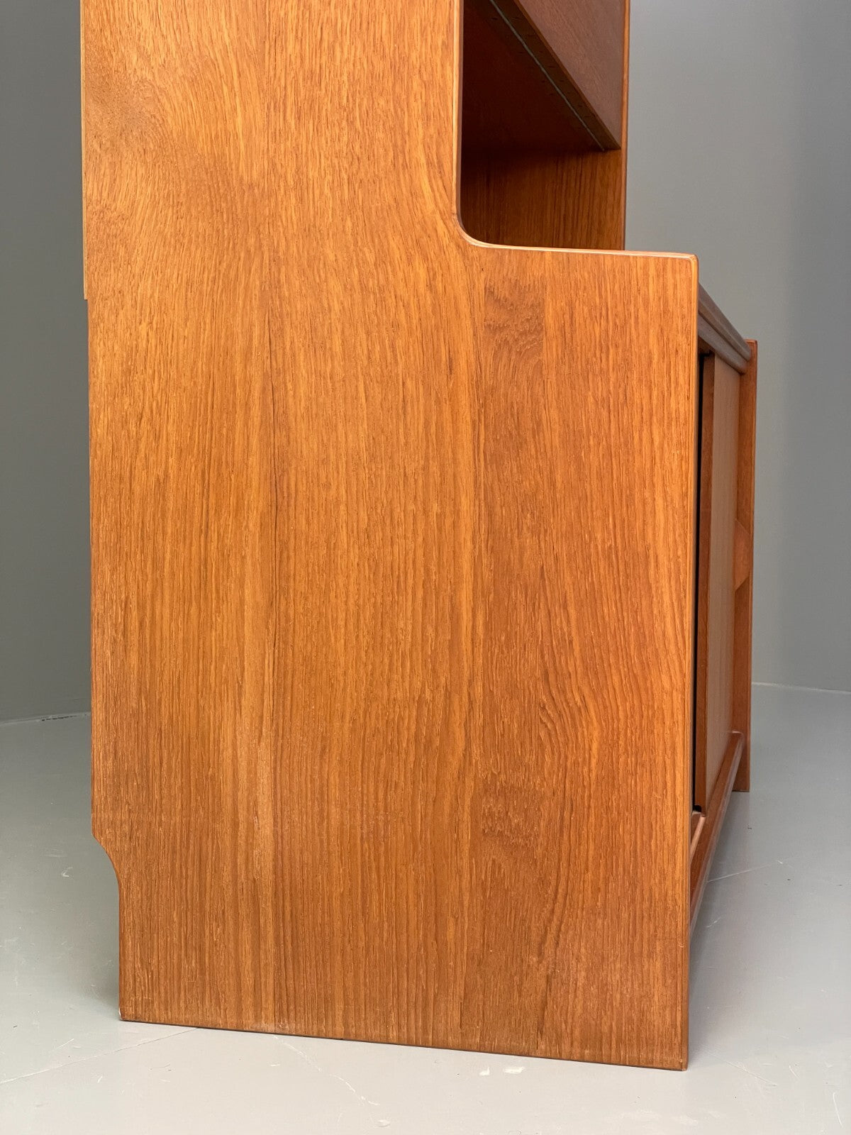 Vintage Teak Wall Unit By Gibbs Furniture 1970s Drinks Cabinet EB9526 MWOO - UKDK FURNITURE