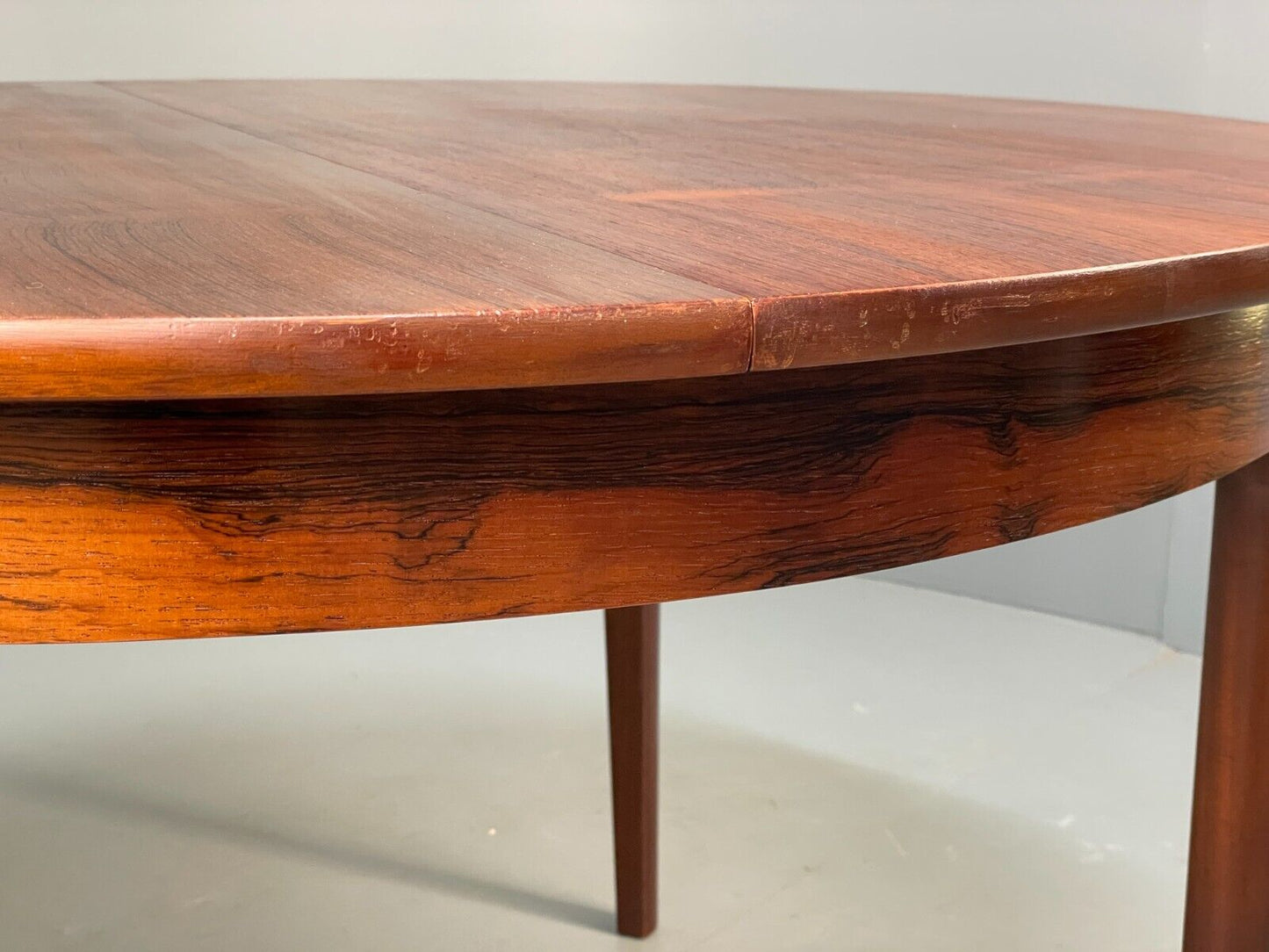 Vintage Nathan Dining Table Extending Circular Mid Century EB9126 MWOO - UKDK FURNITURE