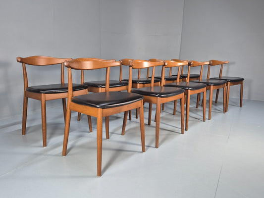 10 Danish Design Dining Chairs Wegner Style Modern Editions Retro  EB10614 MDIN0