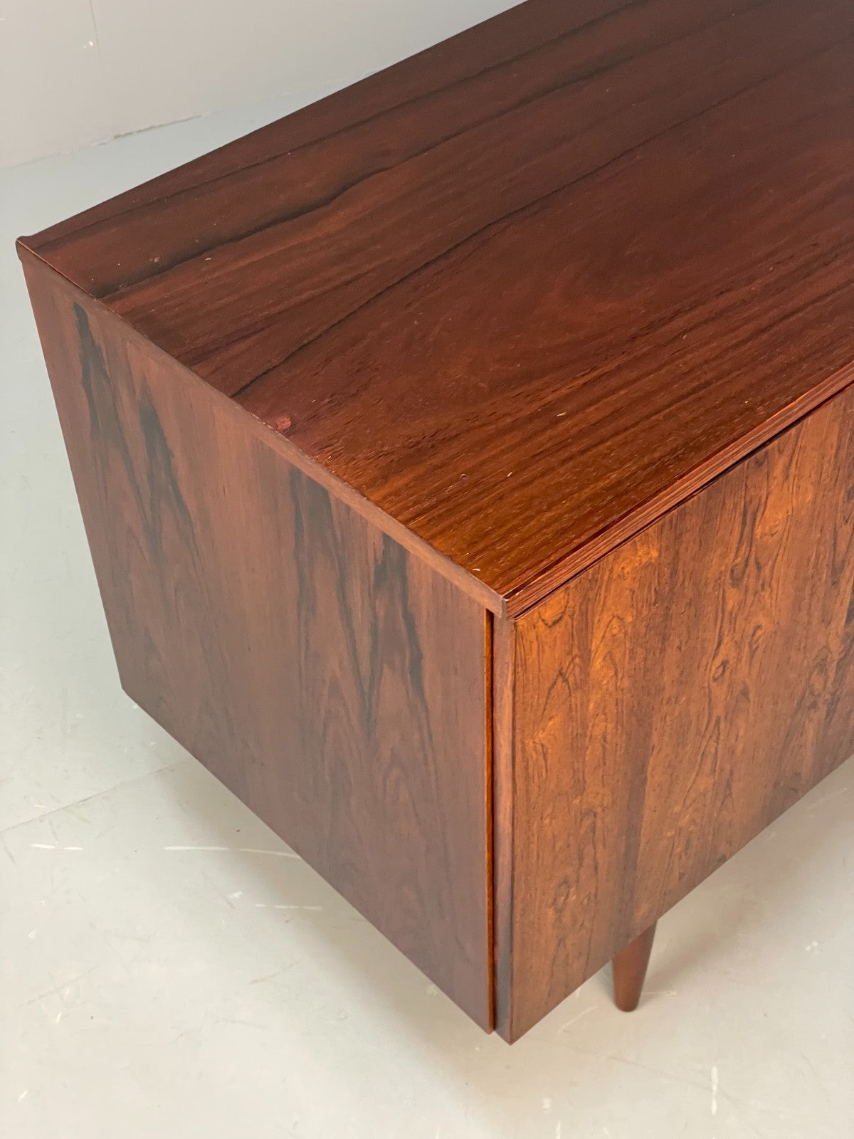 Vintage Danish Sideboard 1970s Mid Century Style Shelving Drawers EB8828 MWOO23