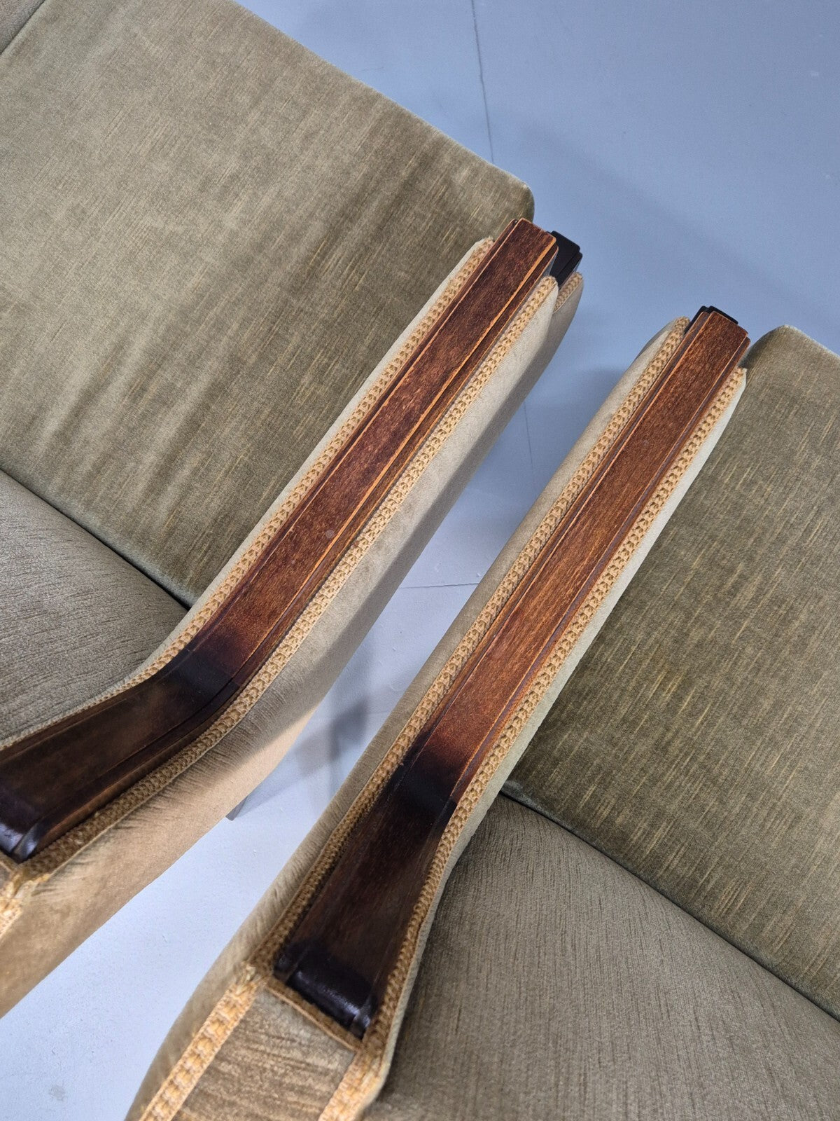 2 Vintage Danish Classical Lounge Chairs 1960s Retro Georgian Style EB9655 VCLO - UKDK FURNITURE
