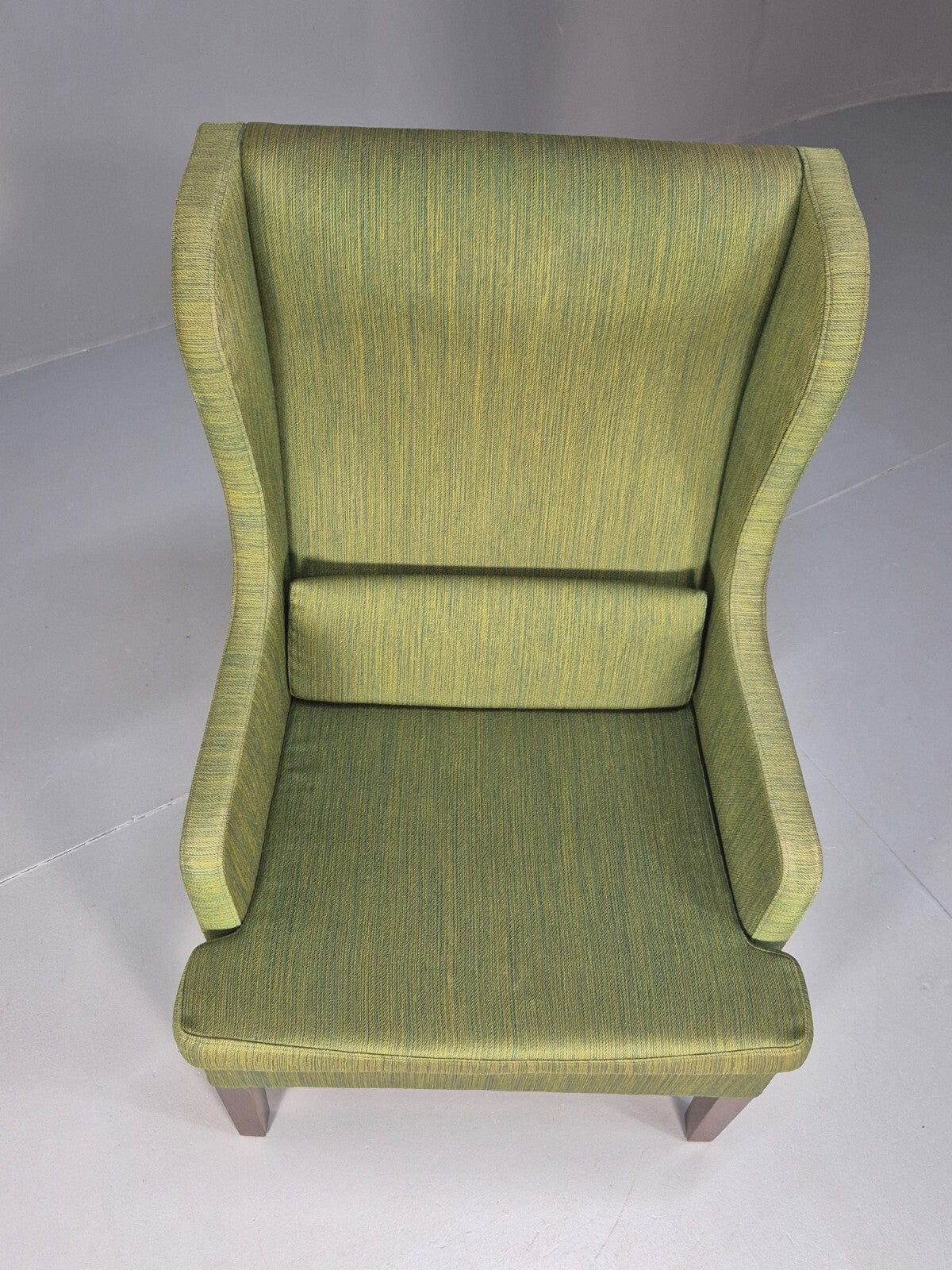 Vintage Danish Wing Back Lounge Chair 1960s Green Mid Century Retro EB9652 MNOR - UKDK FURNITURE