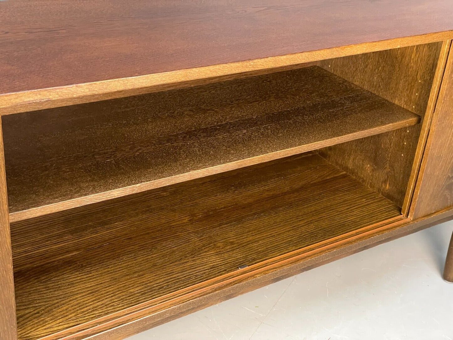 Vintage Danish Large Oak Sideboard Midcentury Shelving Storage EB8688 MWOO - UKDK FURNITURE