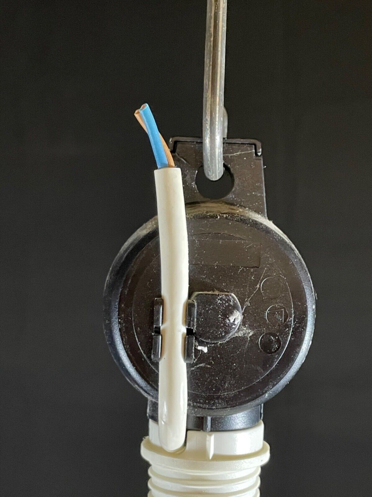 Danish Mid Century White Aluminium Pleated Light Pendent, MCM Retro EB5087 LCLW - UKDK FURNITURE