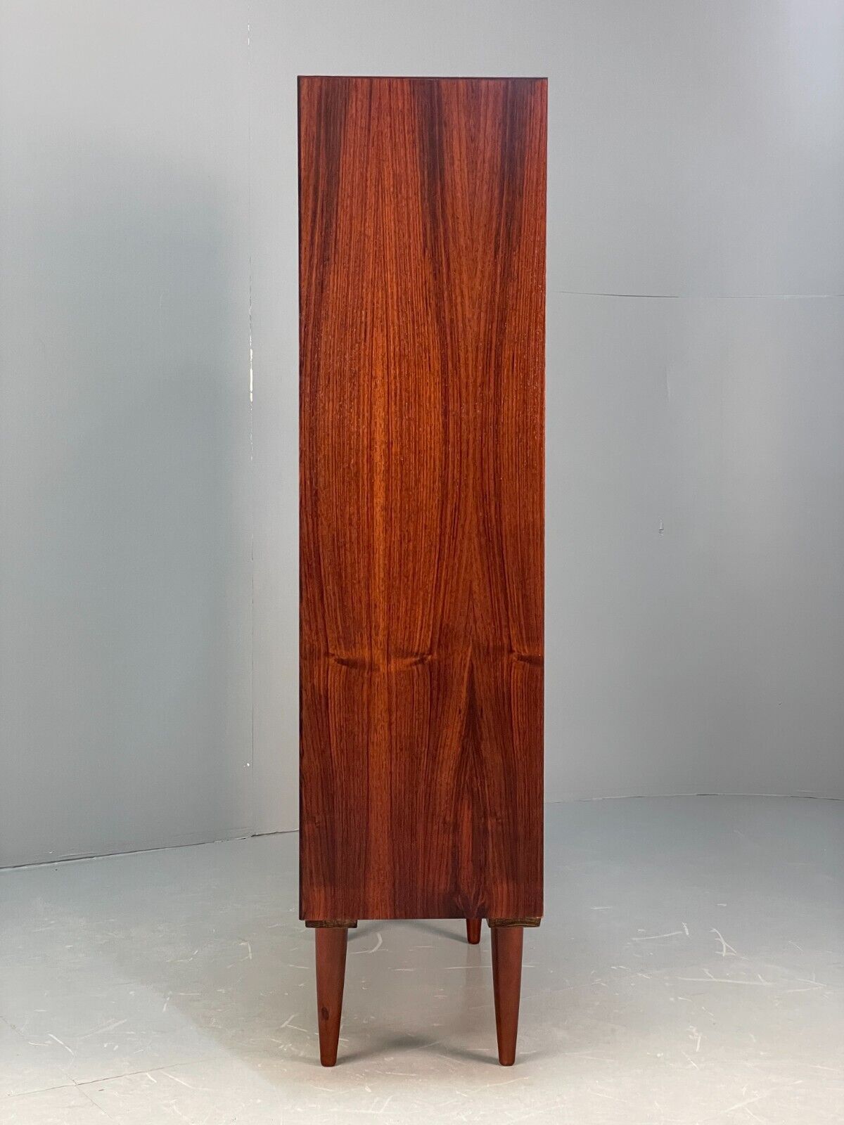 Vintage Danish Bookcase Shelving Unit With Drop Door Drinks Cabinet EB8815 MWOO - UKDK FURNITURE