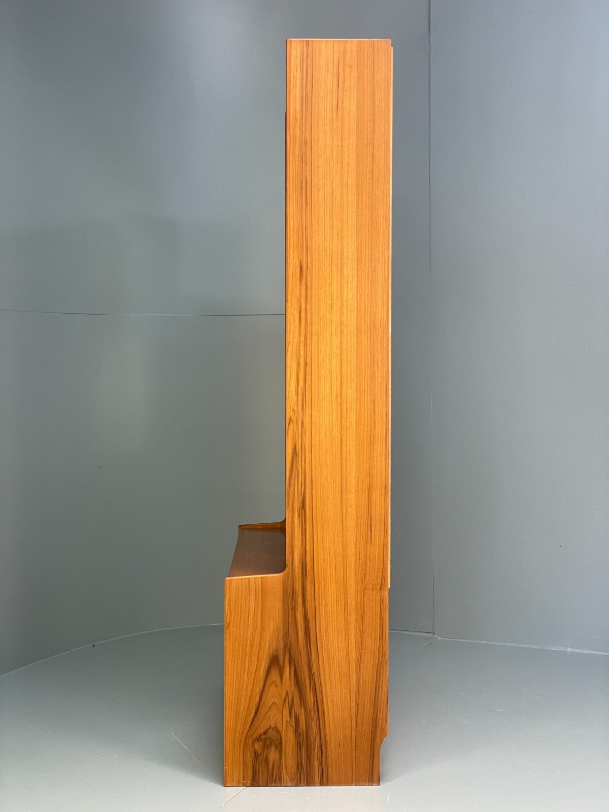 Vintage Teak Wall Unit By Gibbs Furniture 1970s Glazed EB9715 MWOO - UKDK FURNITURE