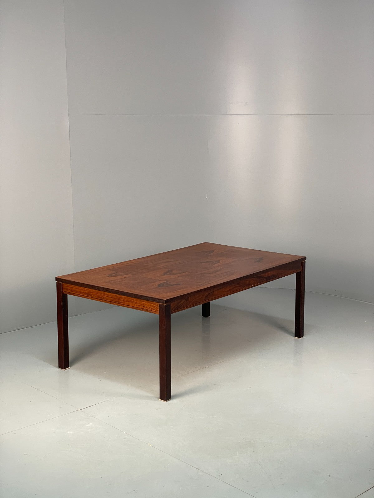 Vintage Rectangular Coffee Table By Heggen Norway Checkerboard EB7155 MWOO21