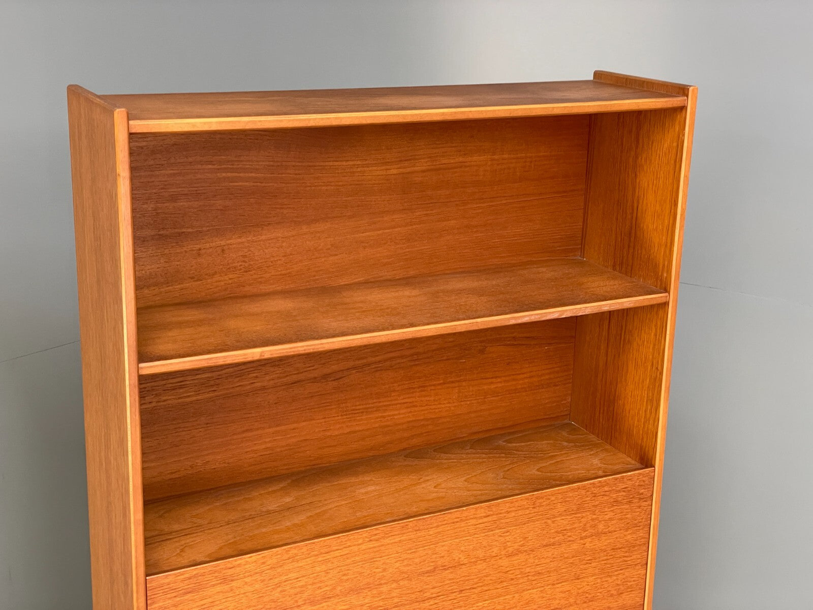 Vintage Teak Wall Unit By Gibbs Furniture 1970s Drinks Cabinet EB9526 MWOO - UKDK FURNITURE