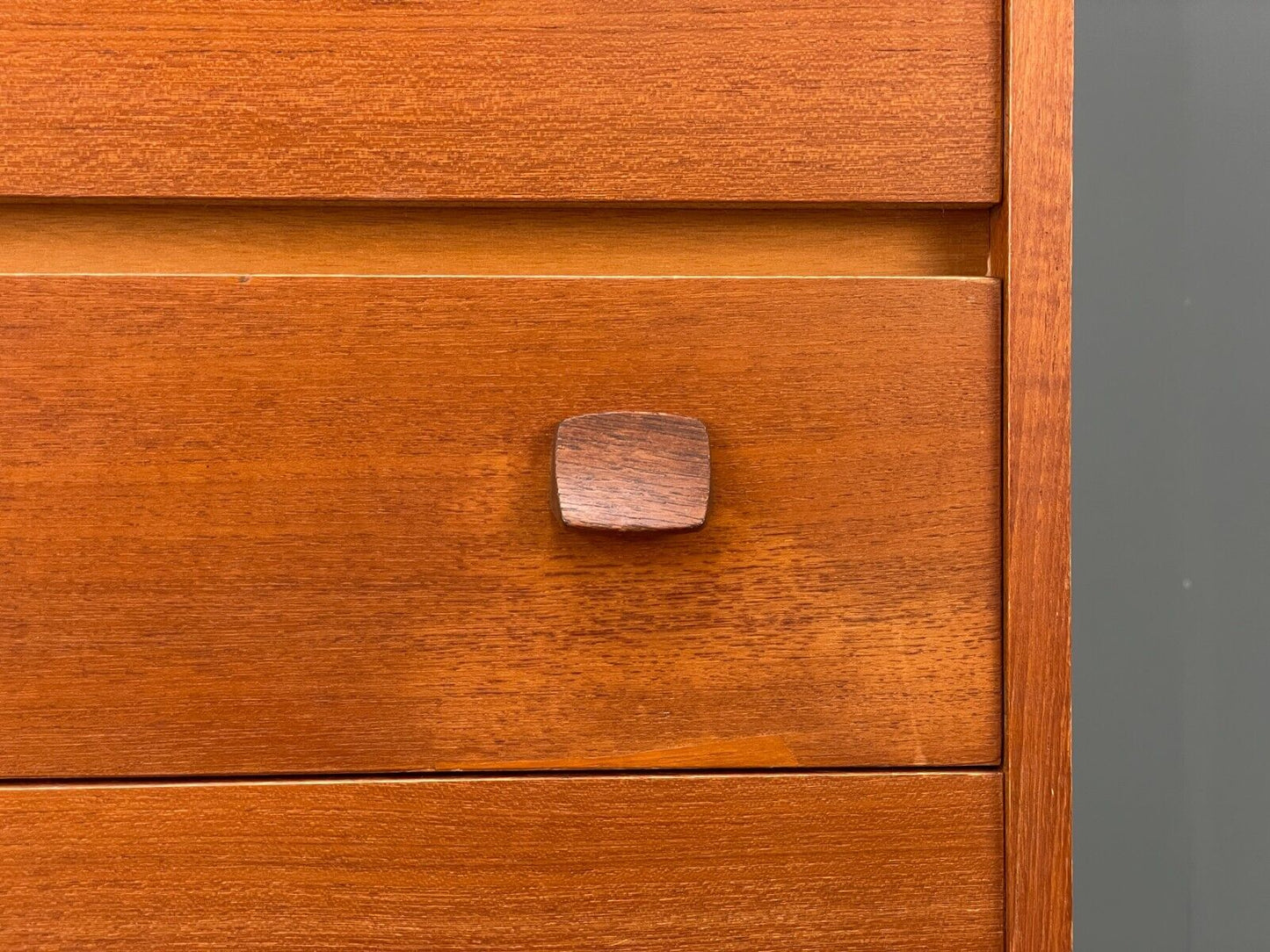 Vintage Teak Chest Of Drawers By Symbol Retro Handles EB9120 MWOO - UKDK FURNITURE