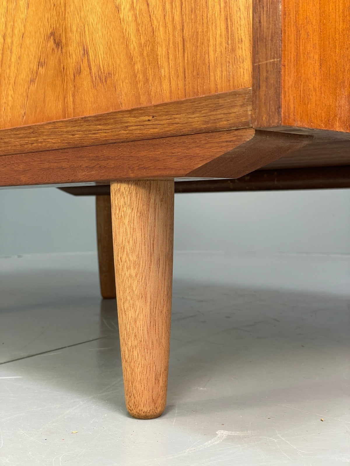 Vintage Danish Teak Cabinet 1970s Retro Sliding Doors Shelf EB9835 MWOO - UKDK FURNITURE