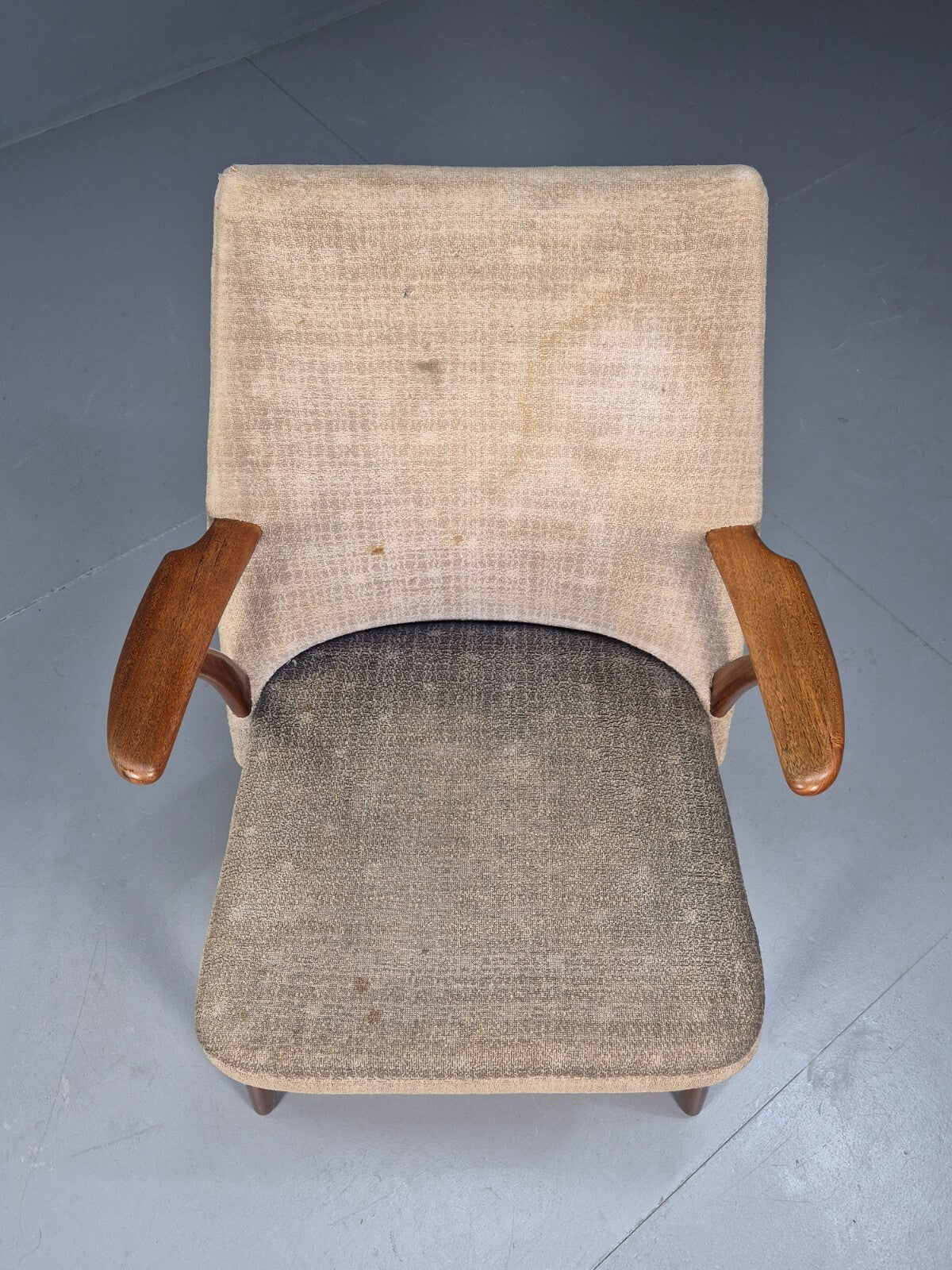 Vintage Danish Teak Armchair 1960s Mid Century Design Retro EB9240 MNOR - UKDK FURNITURE