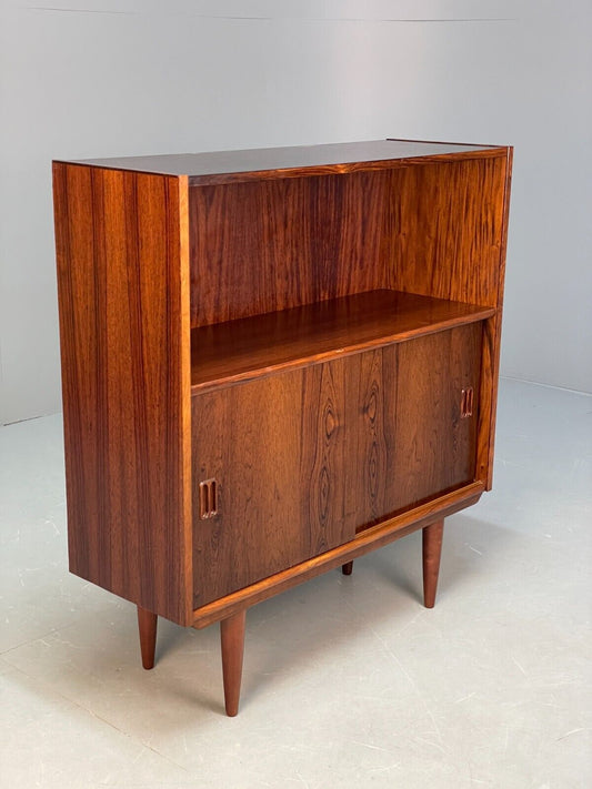 Midcentury Danish Bookcase Sliding Doors Torben B Nielsen Vintage EB8807 MWOO - UKDK FURNITURE