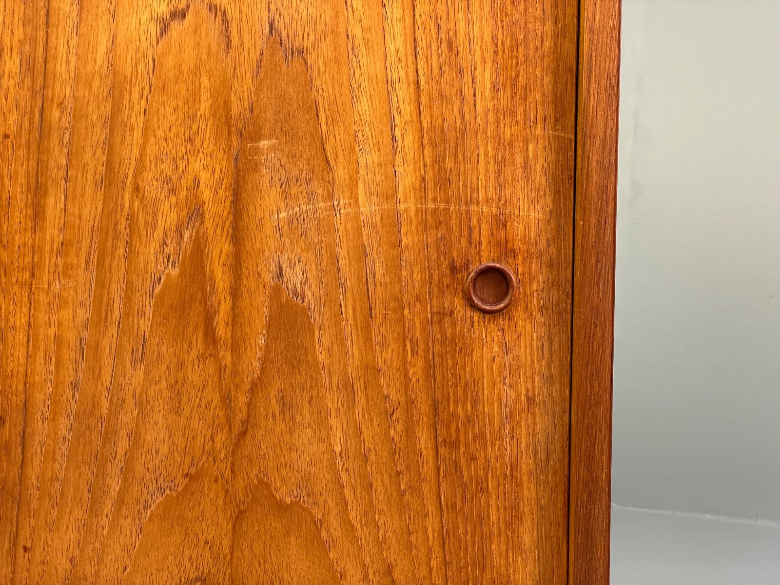 Vintage Danish Teak Cabinet 1970s Retro Sliding Doors Shelf EB9835 MWOO - UKDK FURNITURE