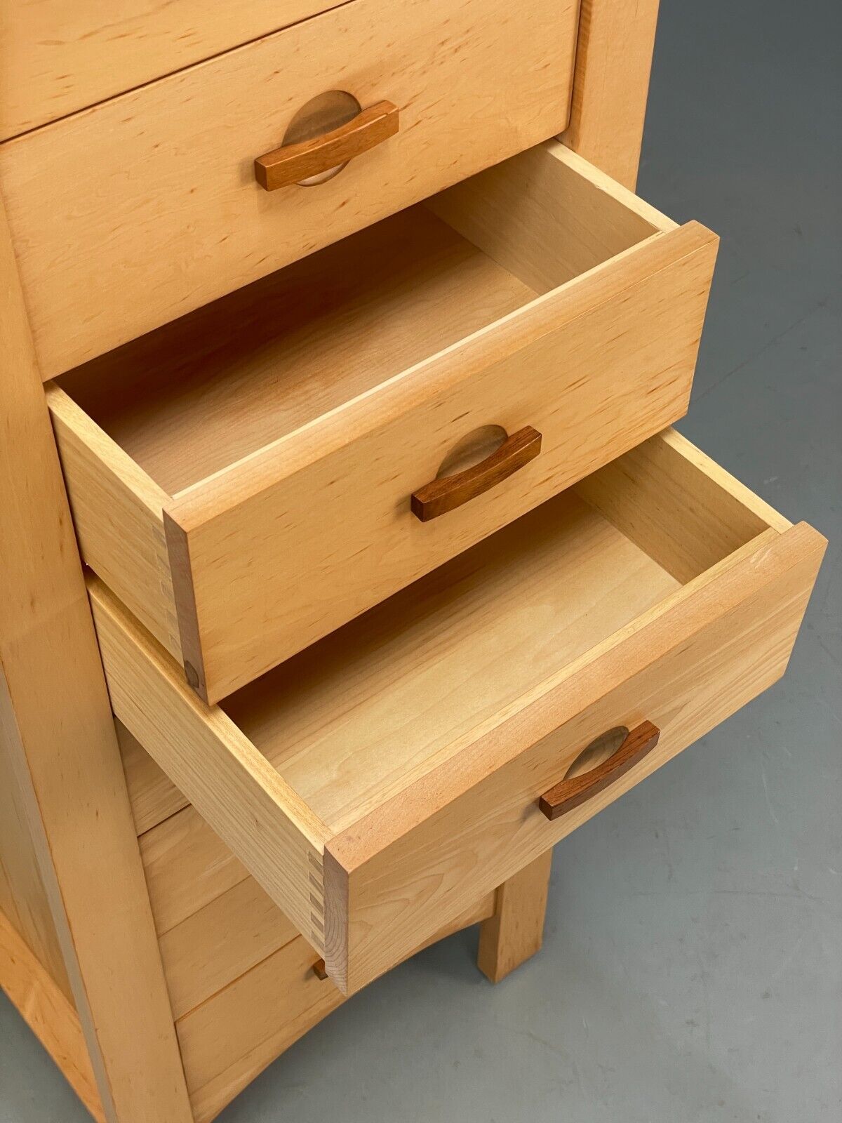 Modern Solid Tallboy Chest Of Drawers Berkeley By Copeland EB9122 MWOO - UKDK FURNITURE