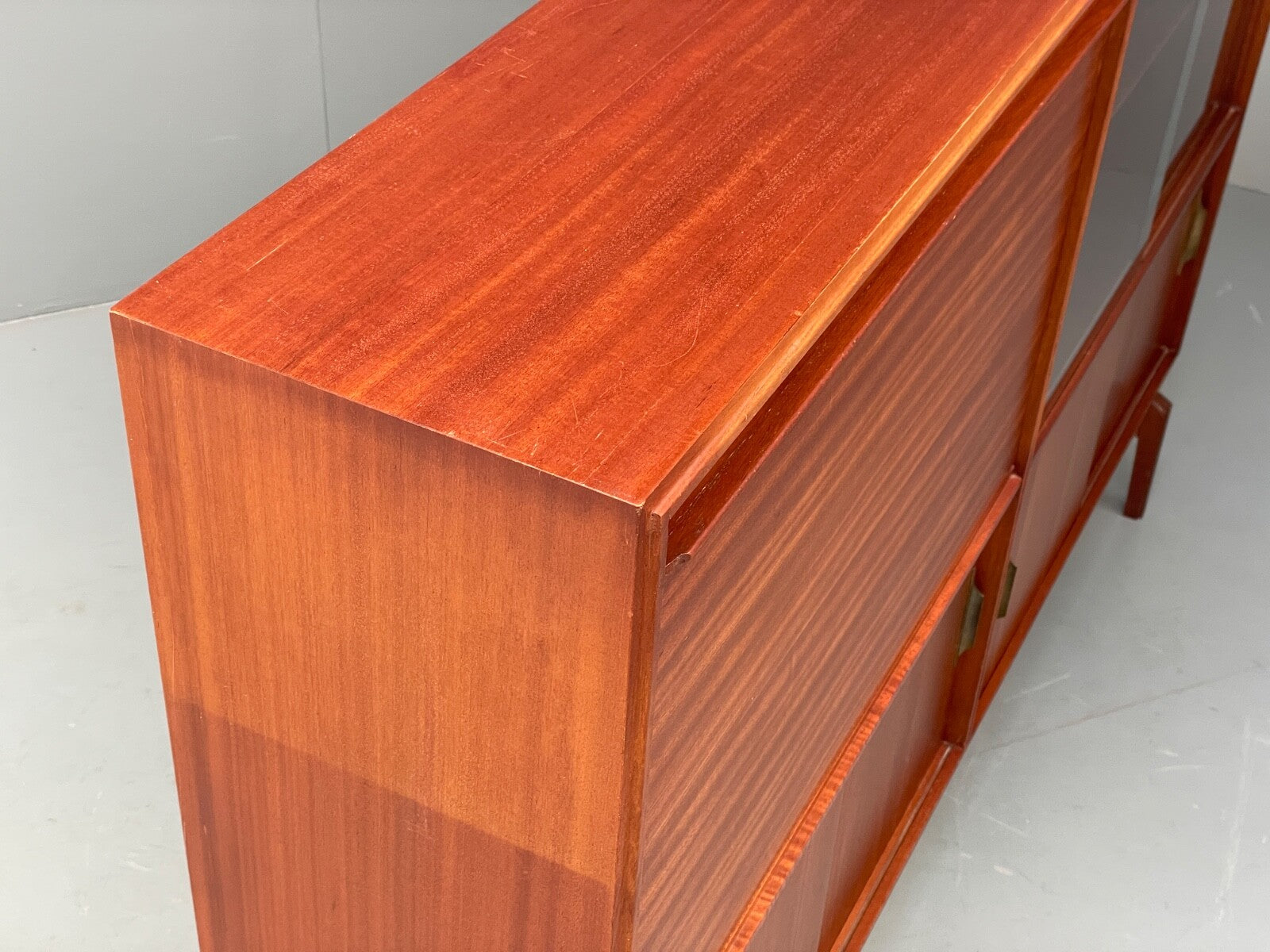 Vintage Teak Wall Unit With Writing Desk Beaver & Tapley 1960s EB9504 MWOO - UKDK FURNITURE