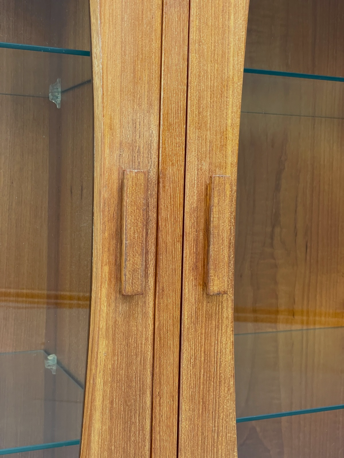 Vintage Teak Glazed Cabinet By Omann Jun 1970s Retro Danish EB9830 MWOO - UKDK FURNITURE