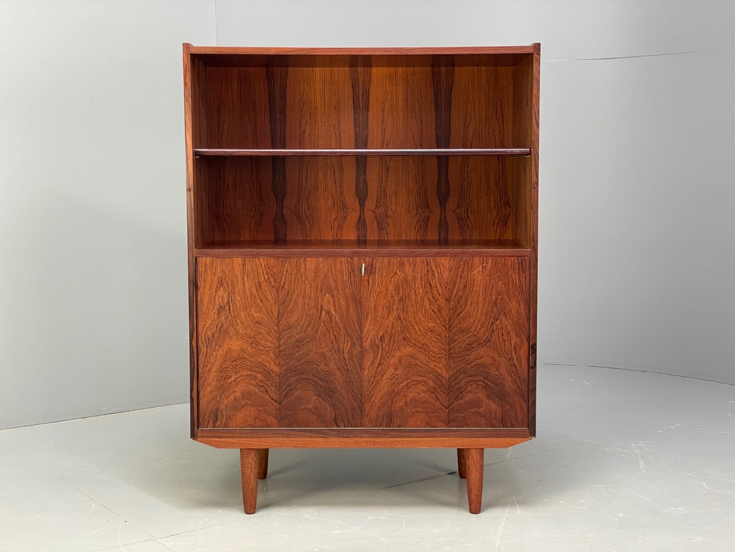 Vintage Danish Drinks Cabinet Shelving Unit 1960s Mid Century EB9506 MWOO - UKDK FURNITURE