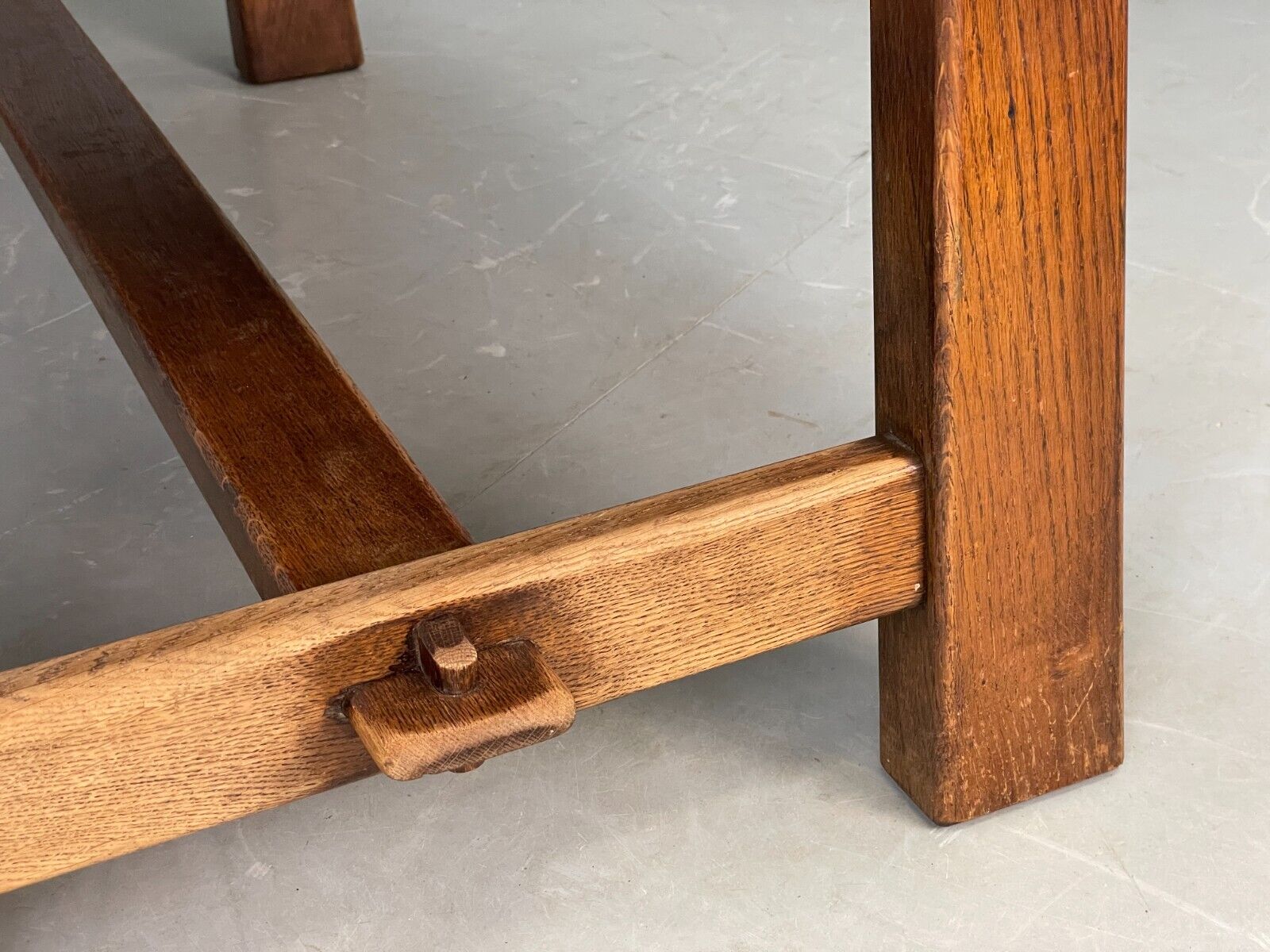 Vintage Scandinavian Large Oak Coffee Table Arts & Crafts Style EB7839 MWOO - UKDK FURNITURE