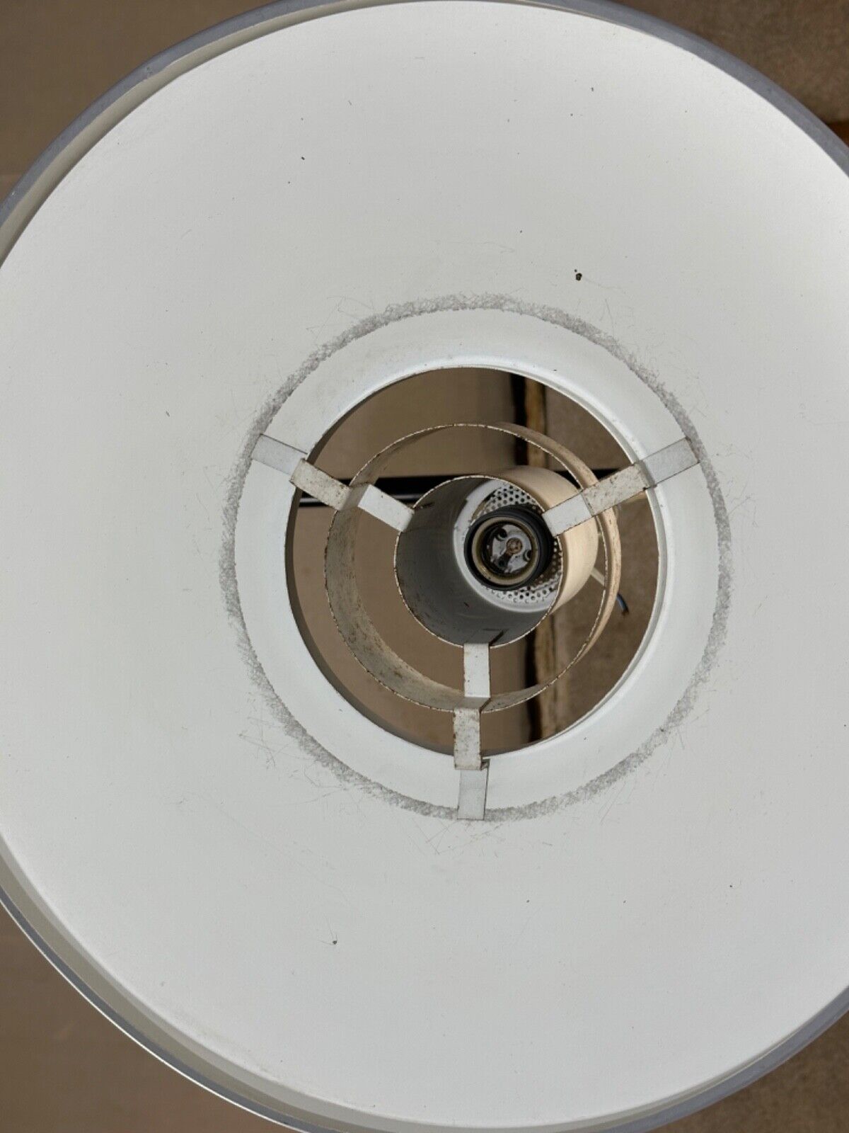 Danish Retro Industrial White And Grey Aluminium Pendent Light EB4648 LCLW - UKDK FURNITURE