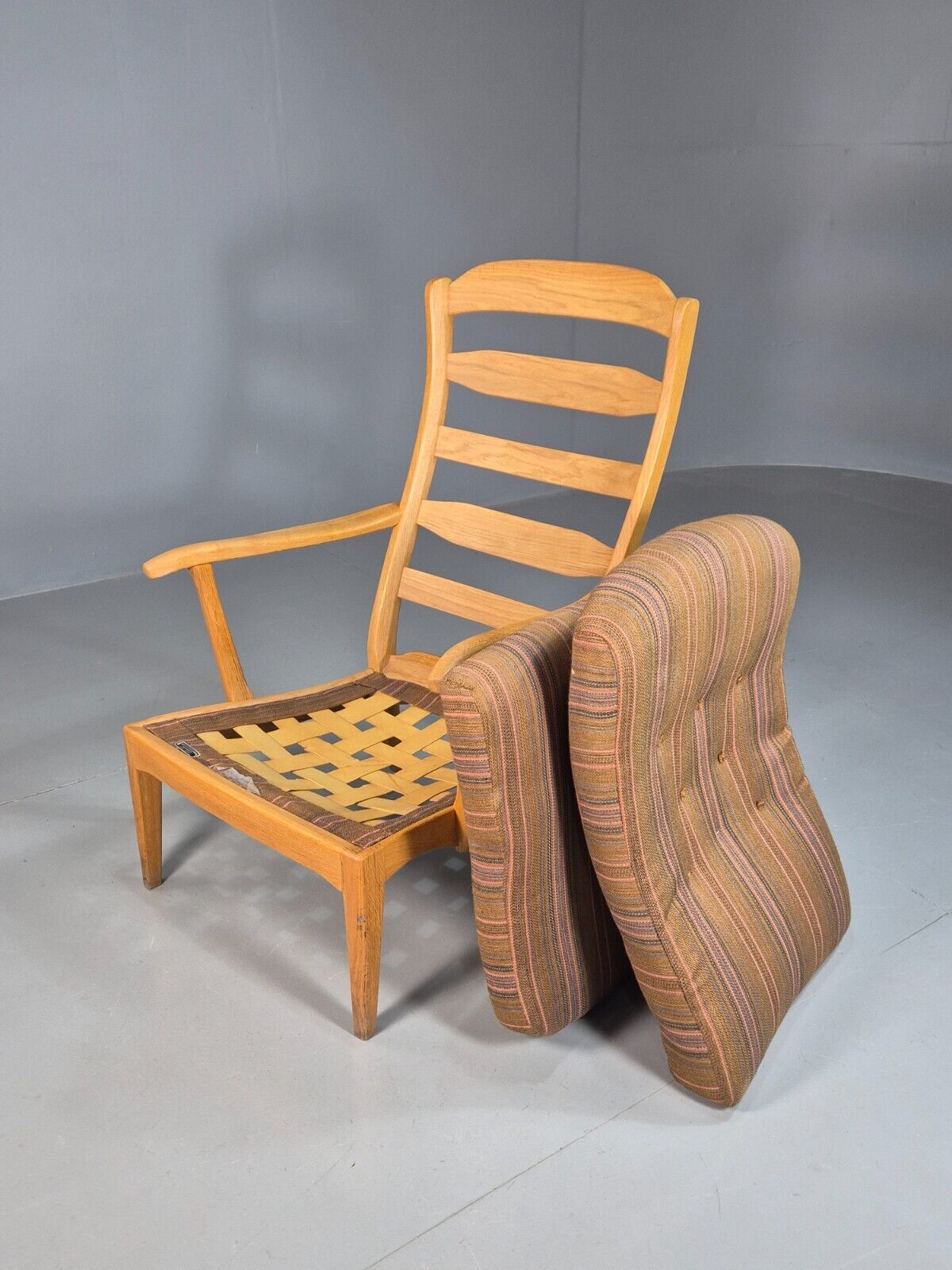 Vintage Swedish Oak Lounge Chair Designer Carl Malmsten EB7746 MNOR - UKDK FURNITURE
