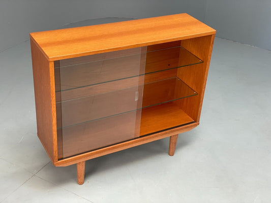 Vintage Teak Glazed Bookcase By Beaver & Tapley Retro Storage EB9417 MWOO - UKDK FURNITURE