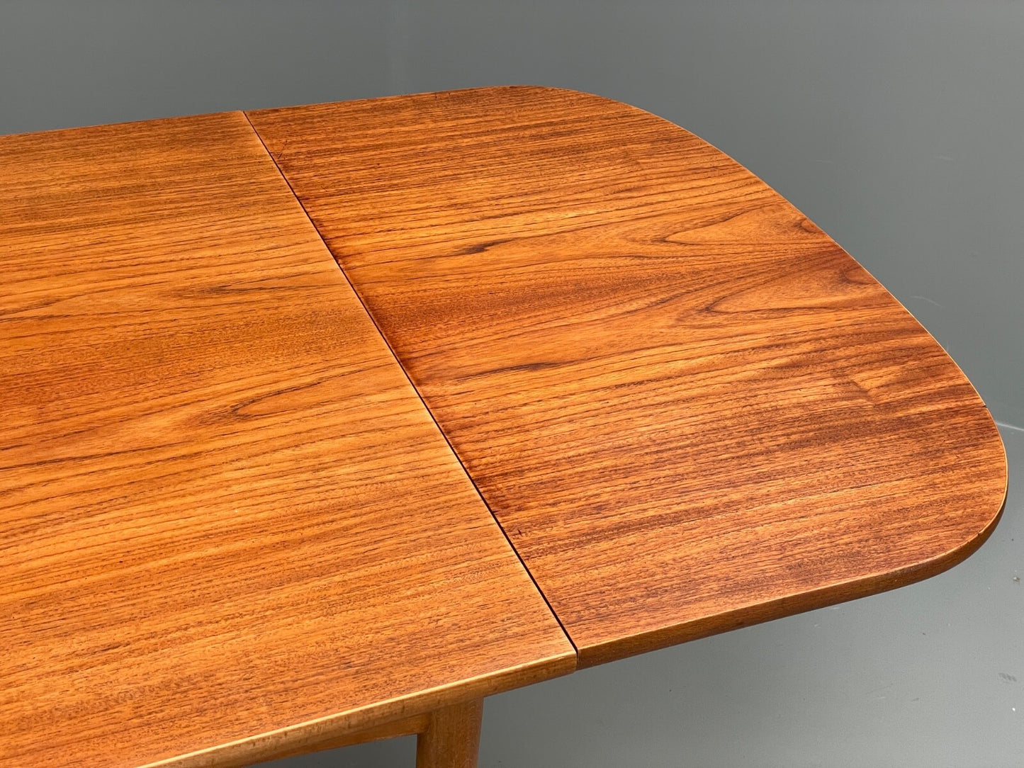 Vintage Teak Extending Dining Table Drop Leaf Beech Mid Century EB9813 MWOO - UKDK FURNITURE