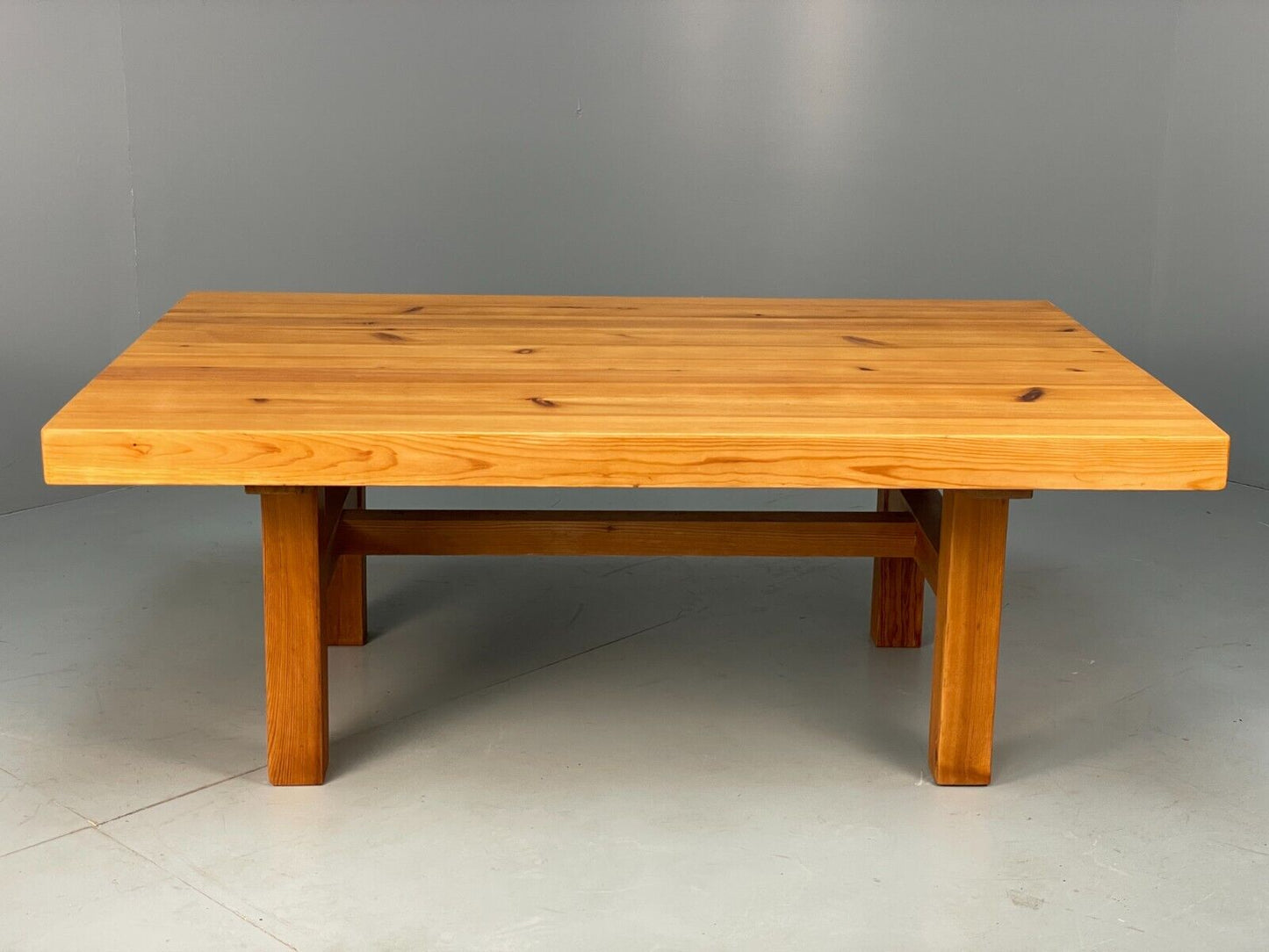 Large Solid Pine Coffee Table Scandinavian Design EB7551 MWOO - UKDK FURNITURE