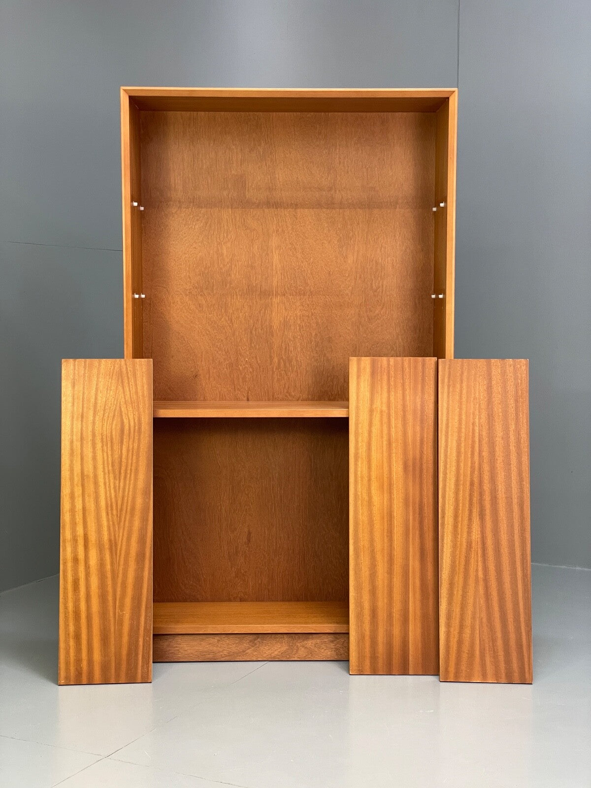 Vintage Teak Tall Bookcase With Adjustable Shelves By Gibbs Retro EB9741 MWOO - UKDK FURNITURE