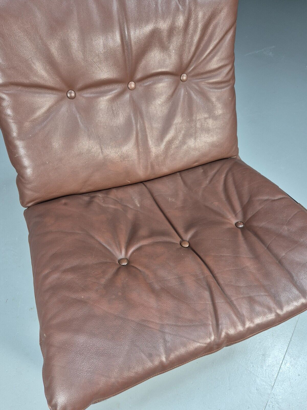 Vintage Danish Lounge Chair Brown Leather Bentwood Farstrup Retro EB8885a MBEN - UKDK FURNITURE