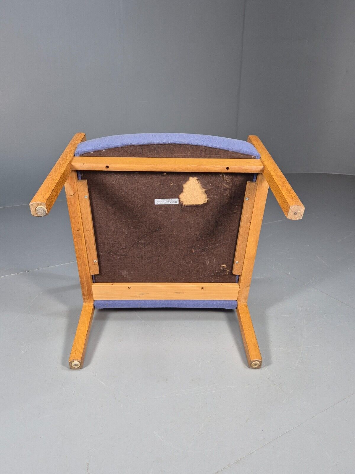 Vinrtage Danish Oak Framed Lounge Chair by Soro Stolefabrik 1990s EB9053 MNOR - UKDK FURNITURE