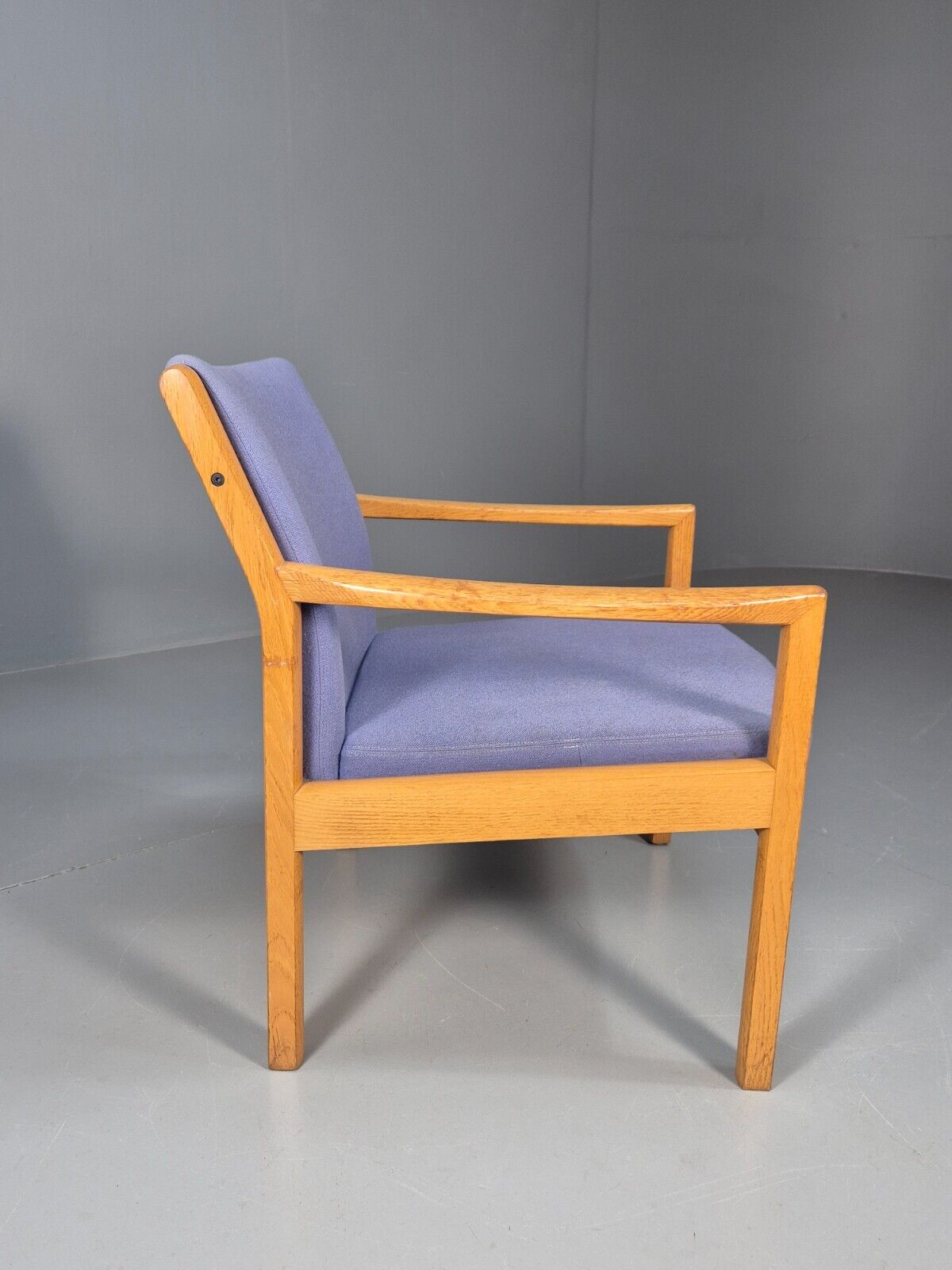 Vinrtage Danish Oak Framed Lounge Chair by Soro Stolefabrik 1990s EB9445 MNOR - UKDK FURNITURE