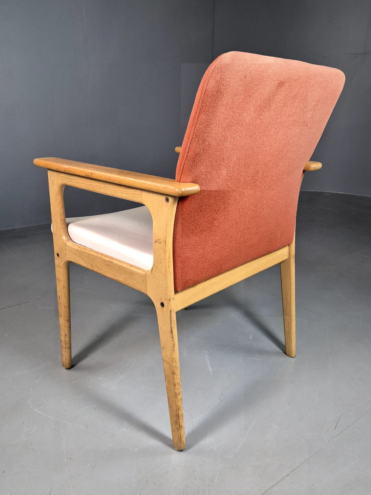 Vintage Danish Elbow Chair Oak Frame Odense Mobler Retro MCM EB6983 MNOR - UKDK FURNITURE