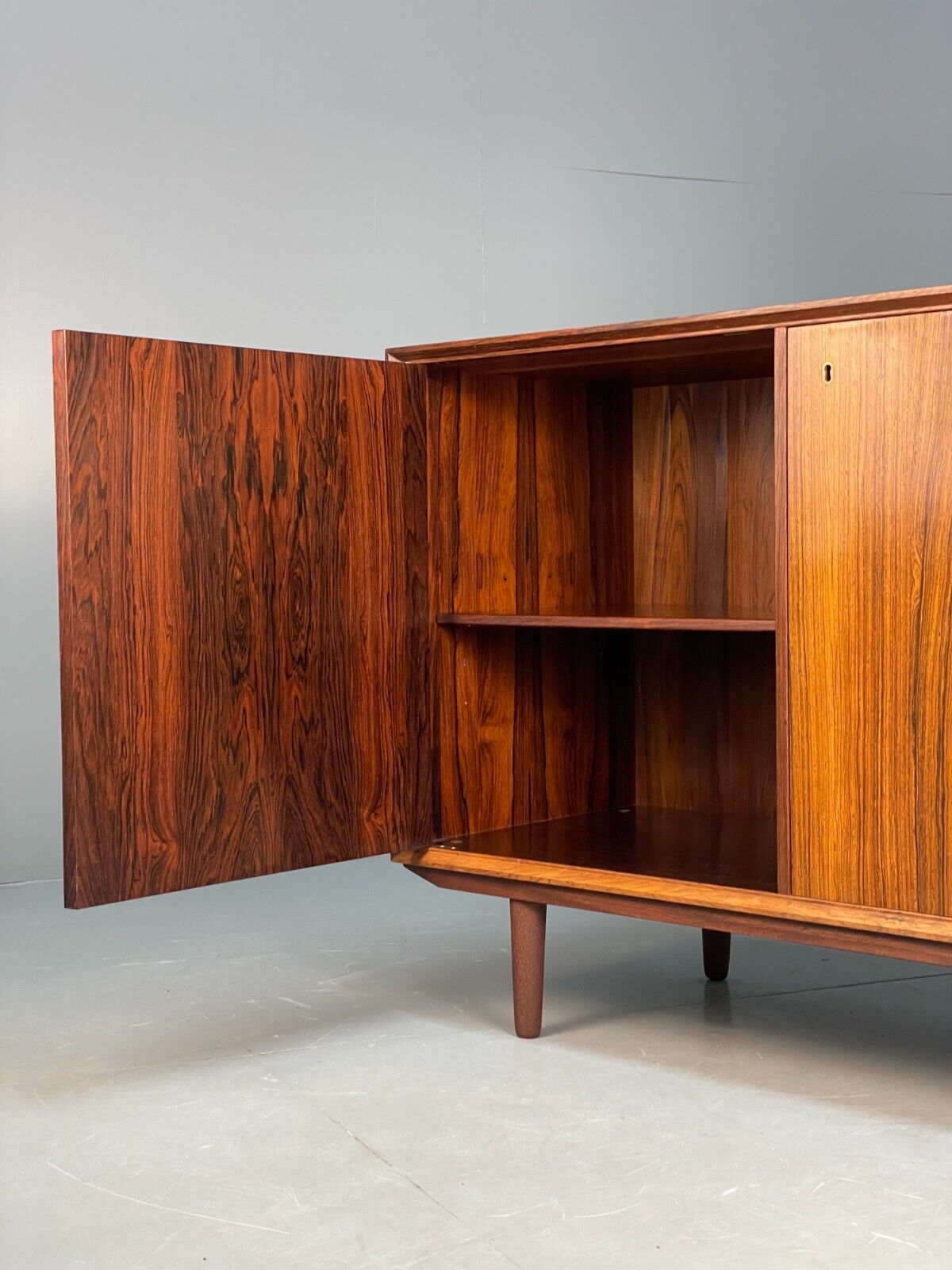 Midcentury Vintage Danish Storage Cabinet Lockable 1960s EB8664 MWOO - UKDK FURNITURE