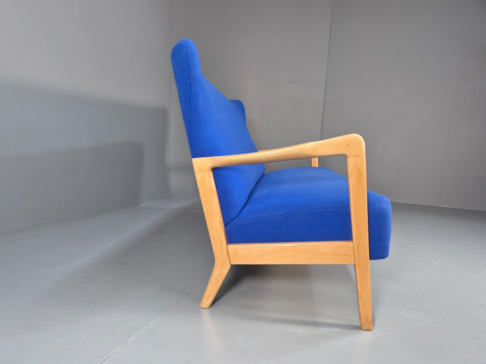 Vintage Fritz Hansen 2 Seat Sofa Soren Hansen Design 1940s MCM EB9016 M2SS - UKDK FURNITURE