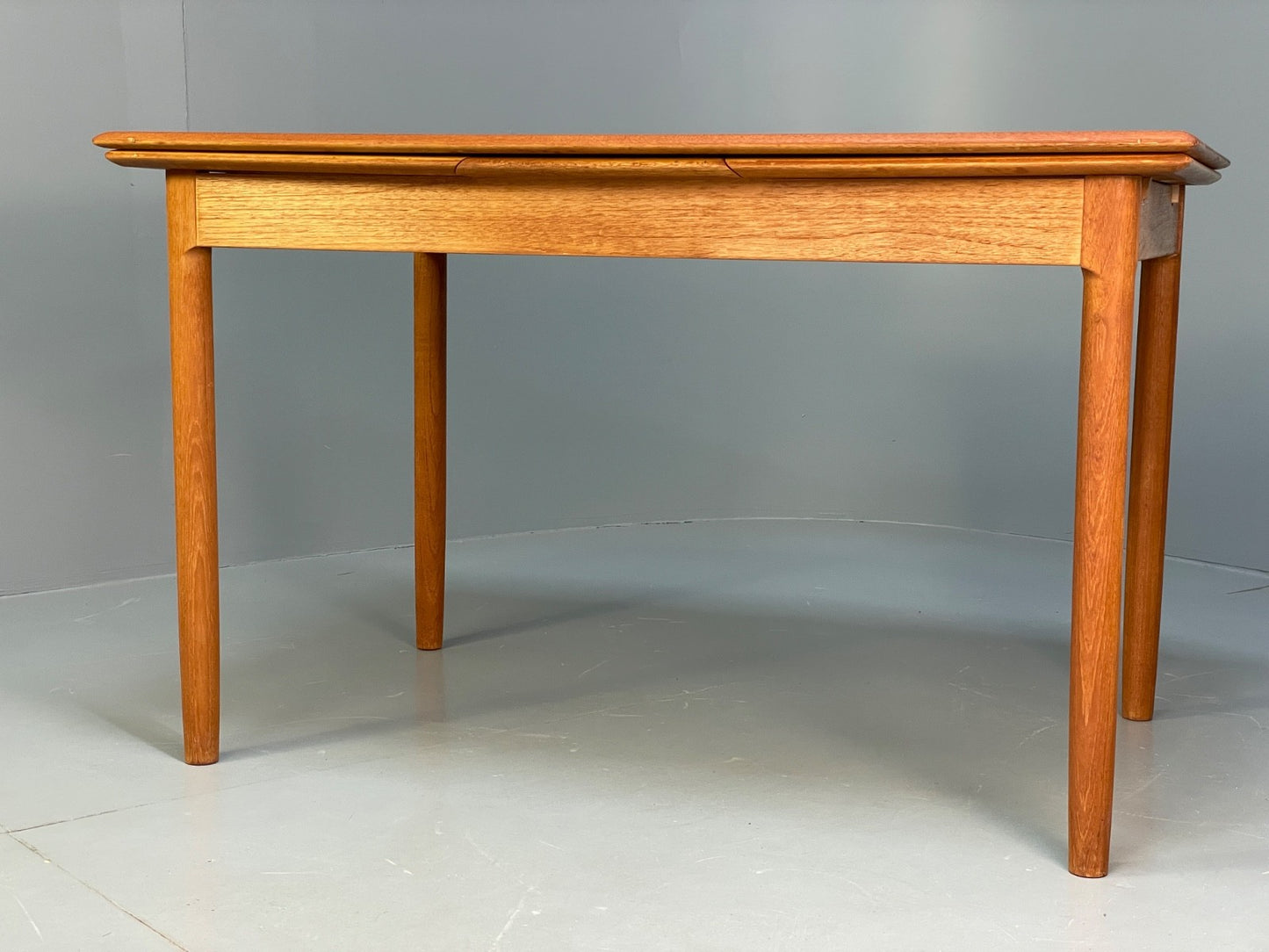Vintage Teak Extending Dining Table Danish Design 1970s EB10001 MWOO - UKDK FURNITURE